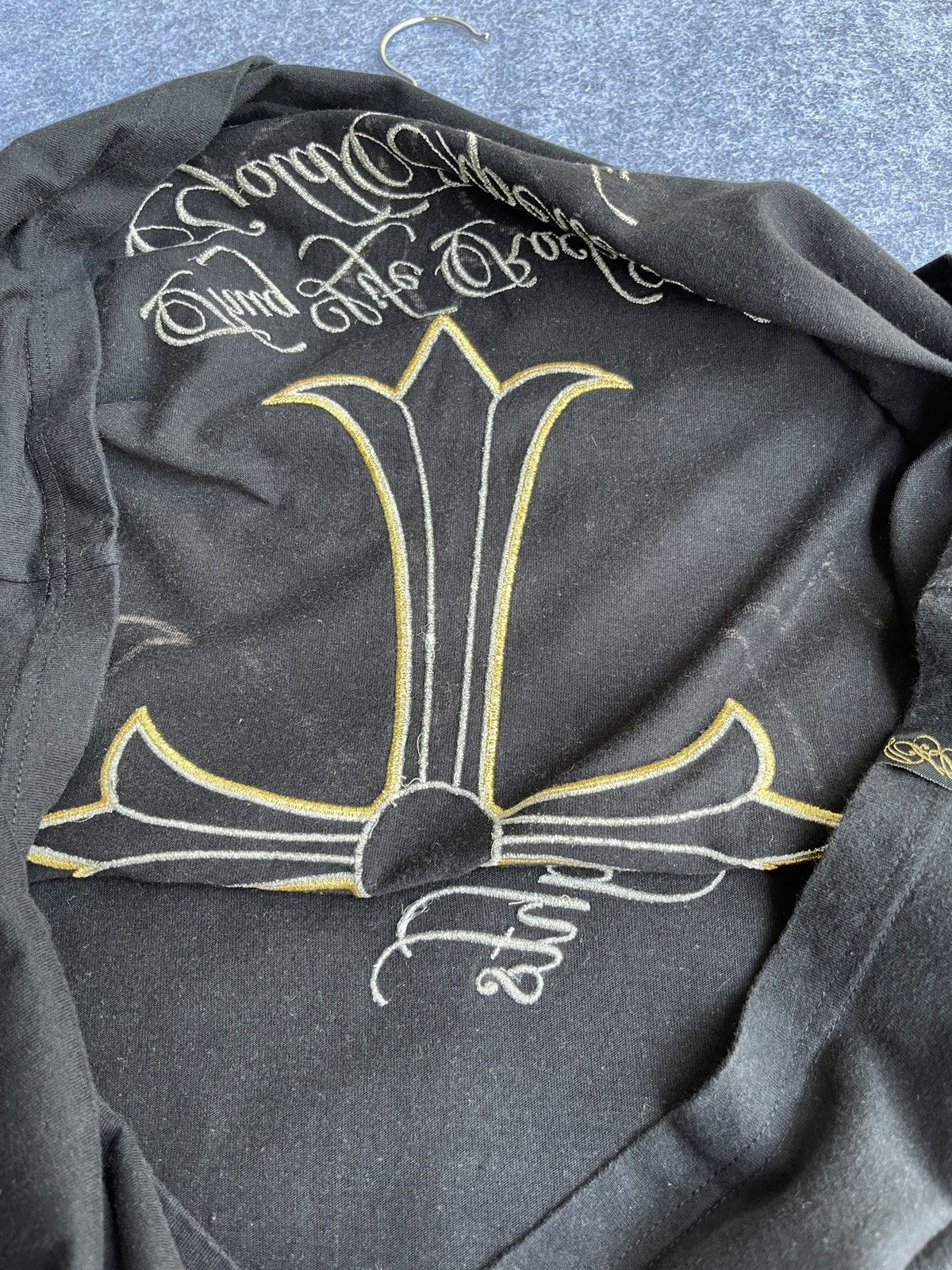 The Unbranded Brand Last Drop🔥Broklyn Heights Like Design CHROME HEART T Shirt Size US XXL / EU 58 / 5 - 12 Thumbnail