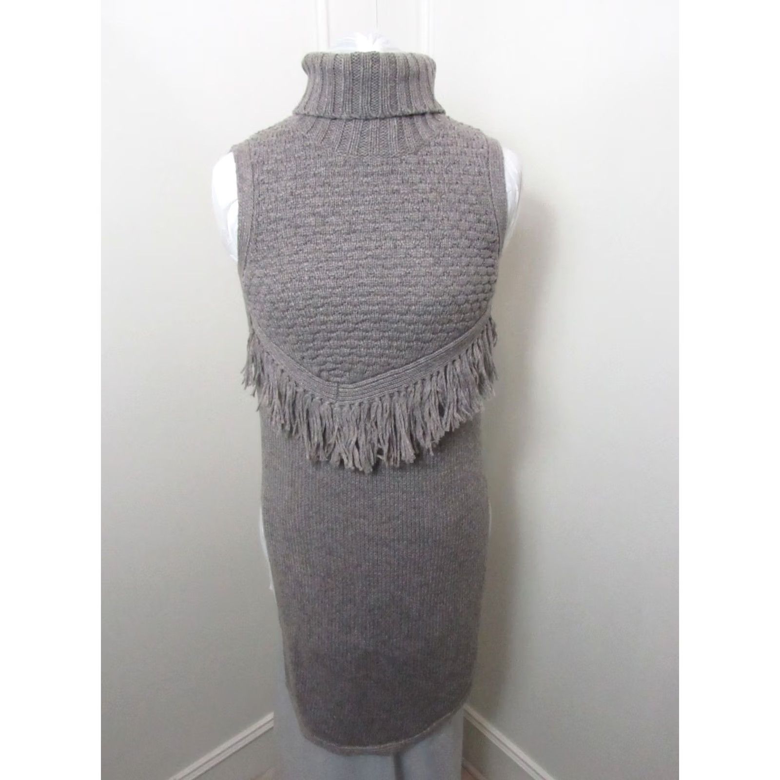 Anthropologie Anthropologie Nomad by Morgan Carper Wool Blend Grey Knit Dress Womens Size XS Size XS / US 0-2 / IT 36-38 - 5 Thumbnail