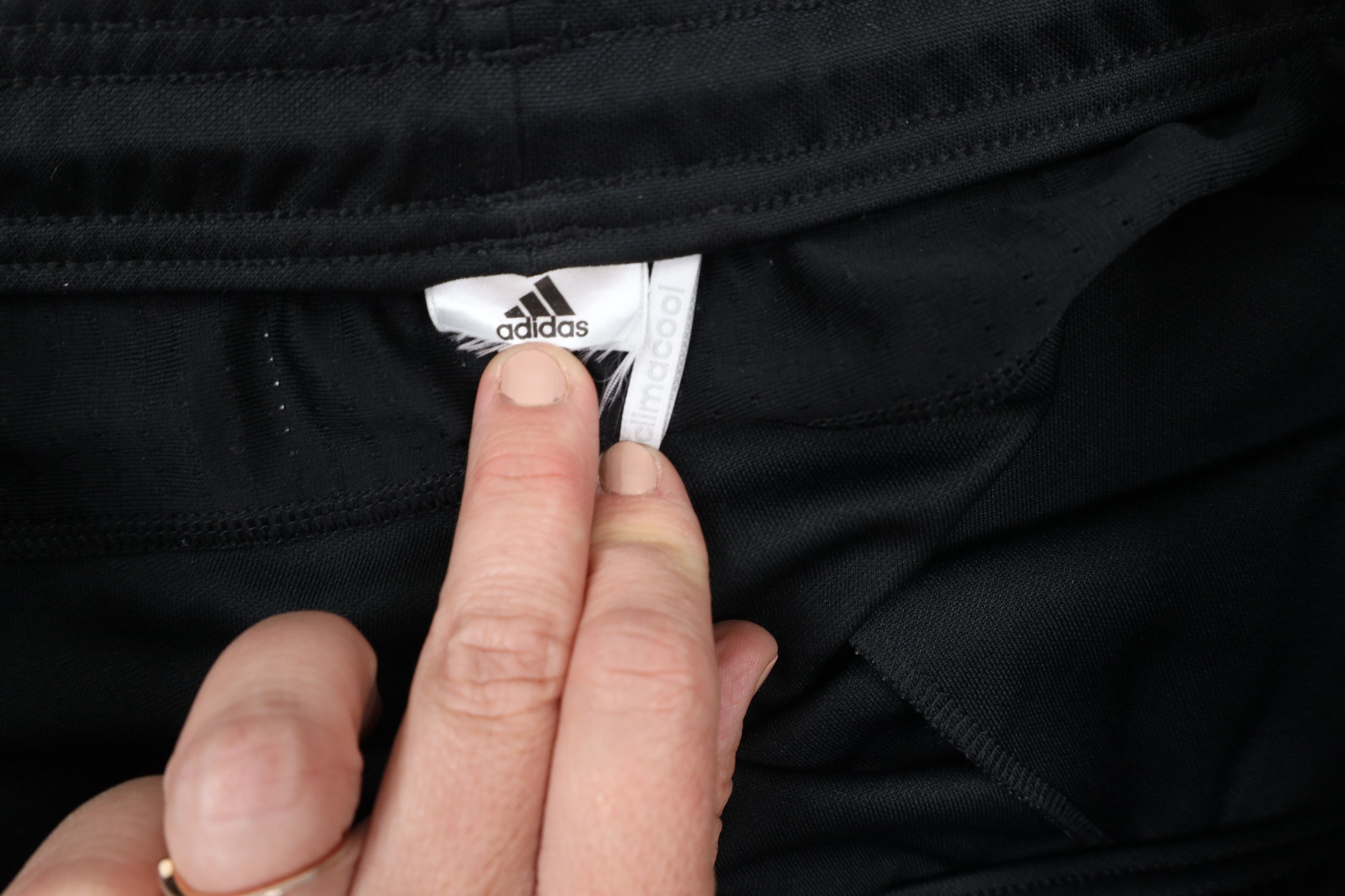 Adidas × Vintage Vintage Adidas Out Striped Tapered Leg Soccer Pants Black Size US 34 / EU 50 - 9 Thumbnail