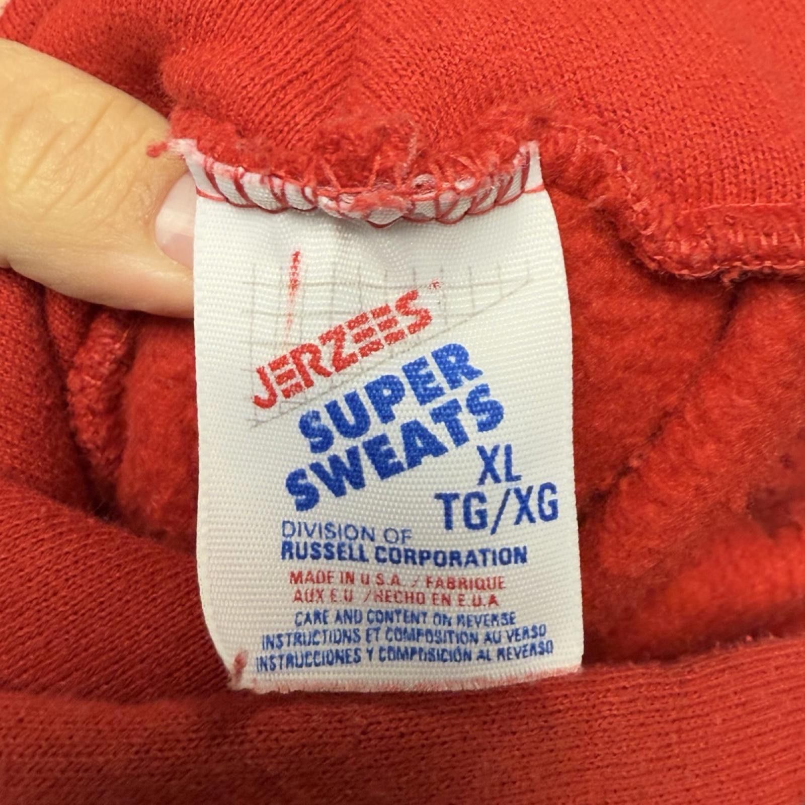Jerzees Fila Hoodie — XL — Size US XL / EU 56 / 4 - 4 Thumbnail