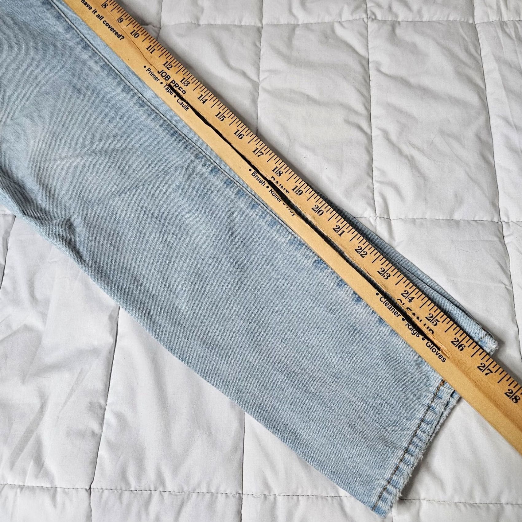 Madewell Madewell Jeans Regular Blue 100% Cotton Women's Size 27 Mid Rise Belted Denim Comfort Vintage: No Size 27" / US 4 / IT 40 - 7 Thumbnail