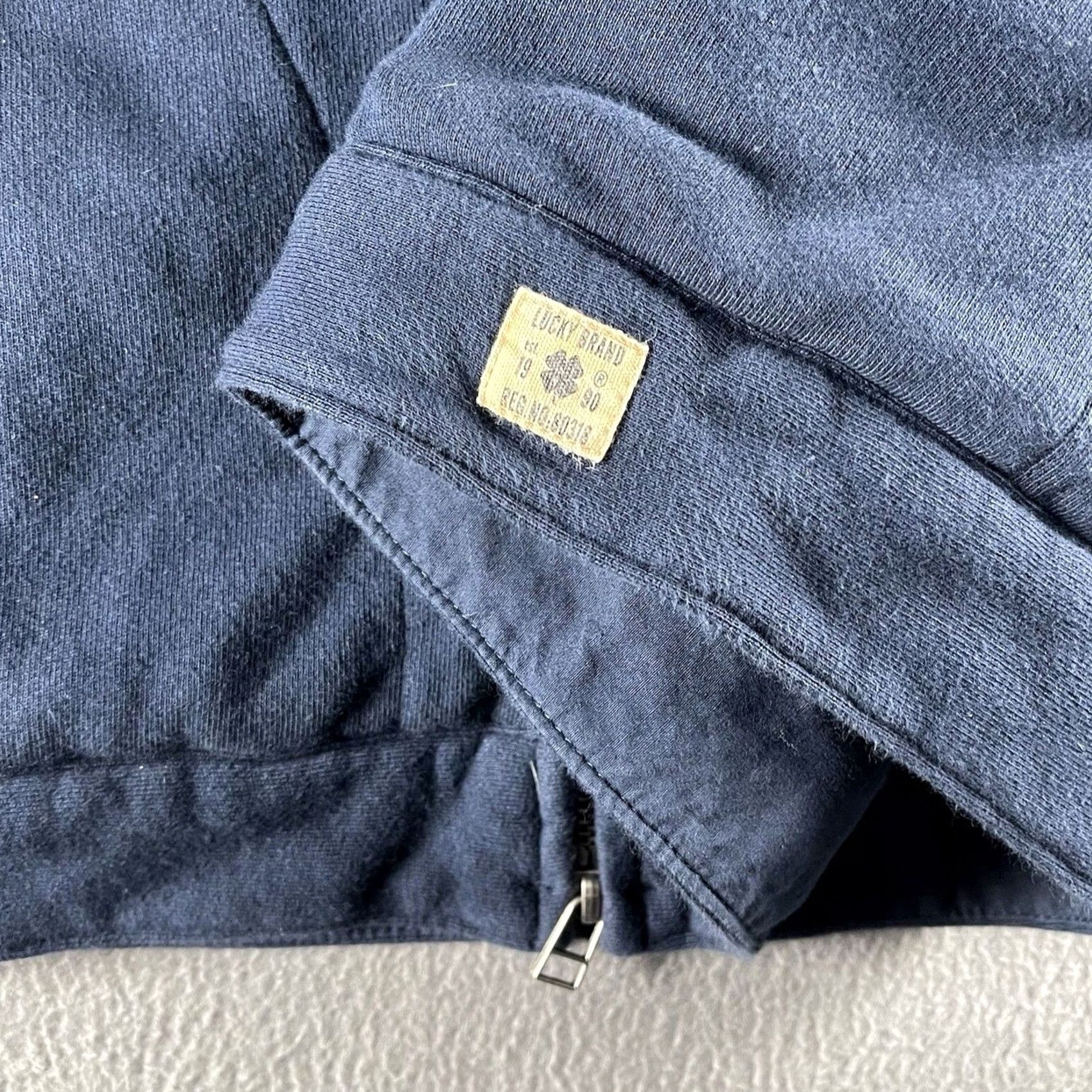 Lucky Brand Lucky Brand Coat Shirt - Mens XL Blue Sherpa Lined Military Army Casual Workwear Jacket Size US XL / EU 56 / 4 - 8 Thumbnail
