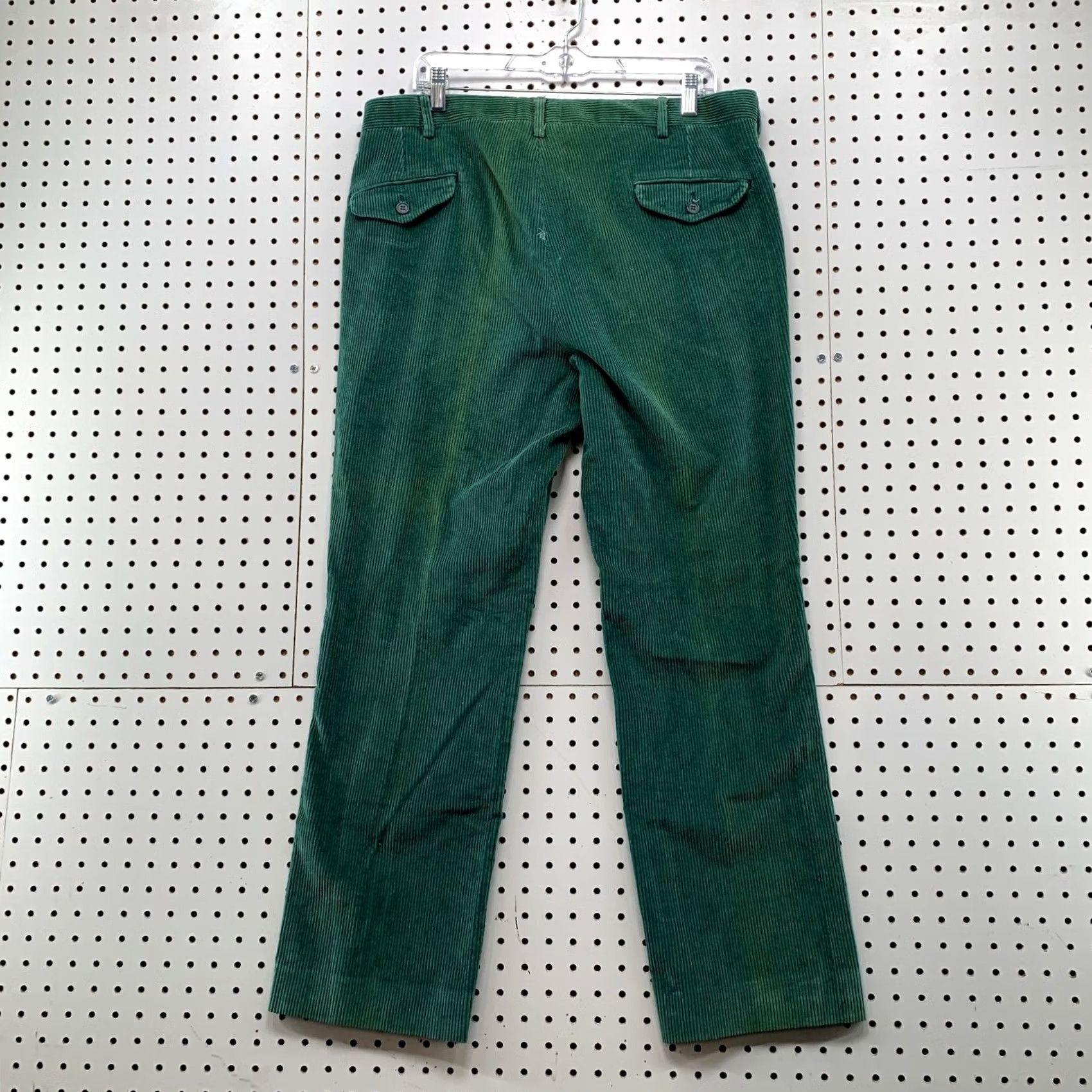 Vintage VINTAGE L.L. Bean Corduroy Pants Mens 36x29 Green Turquoise Made USA Shirt Size US 36 / EU 52 - 2 Thumbnail