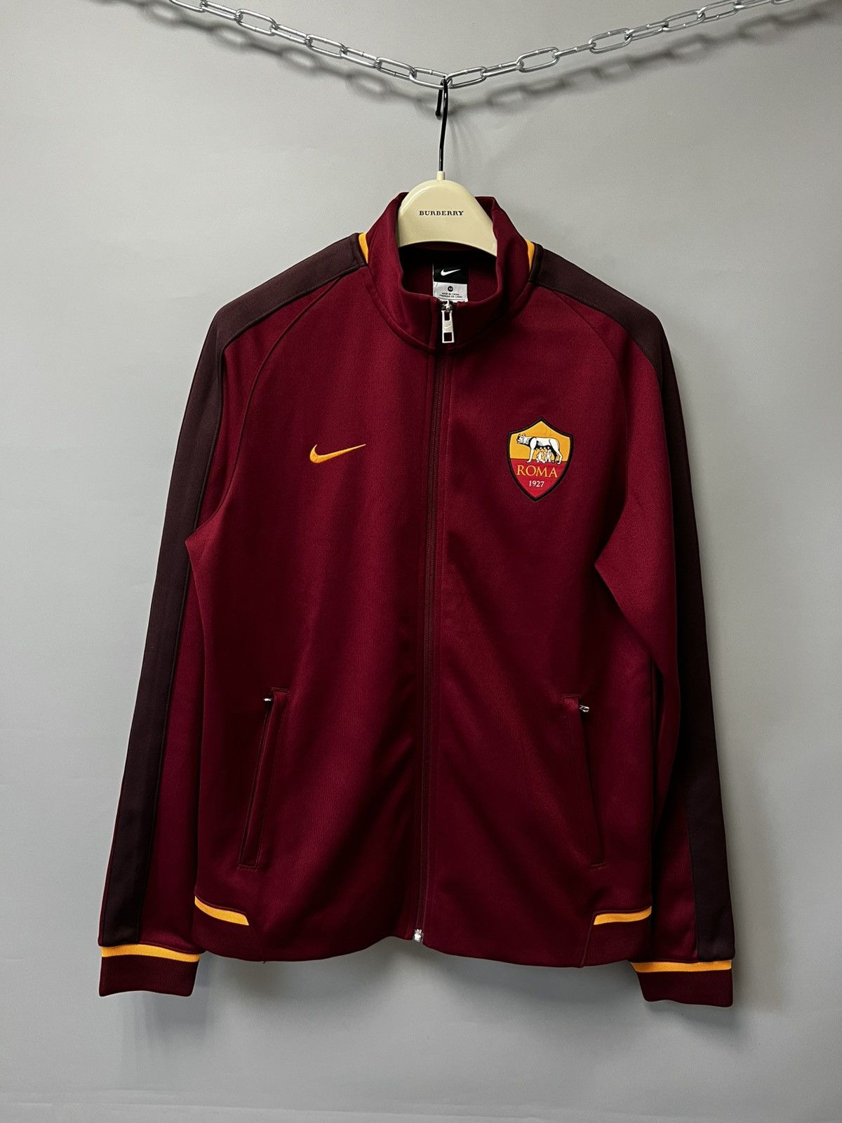 As roma track top sサイズ 2010-11 Roma Kappa Track Jacket - 4/10 - (S)