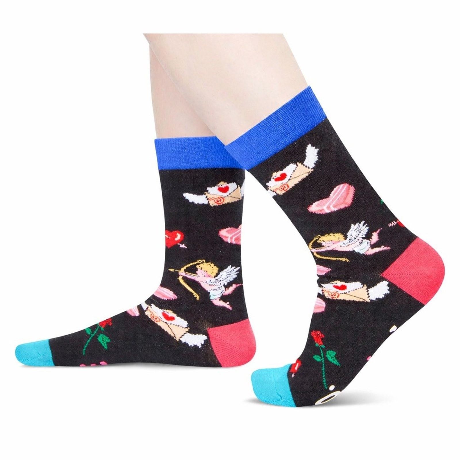 Happy Socks ❤️ HAPPYPOP “I Love You More” Socks Women’s Sizes 7–14 ❤️ Size ONE SIZE - 2 Thumbnail
