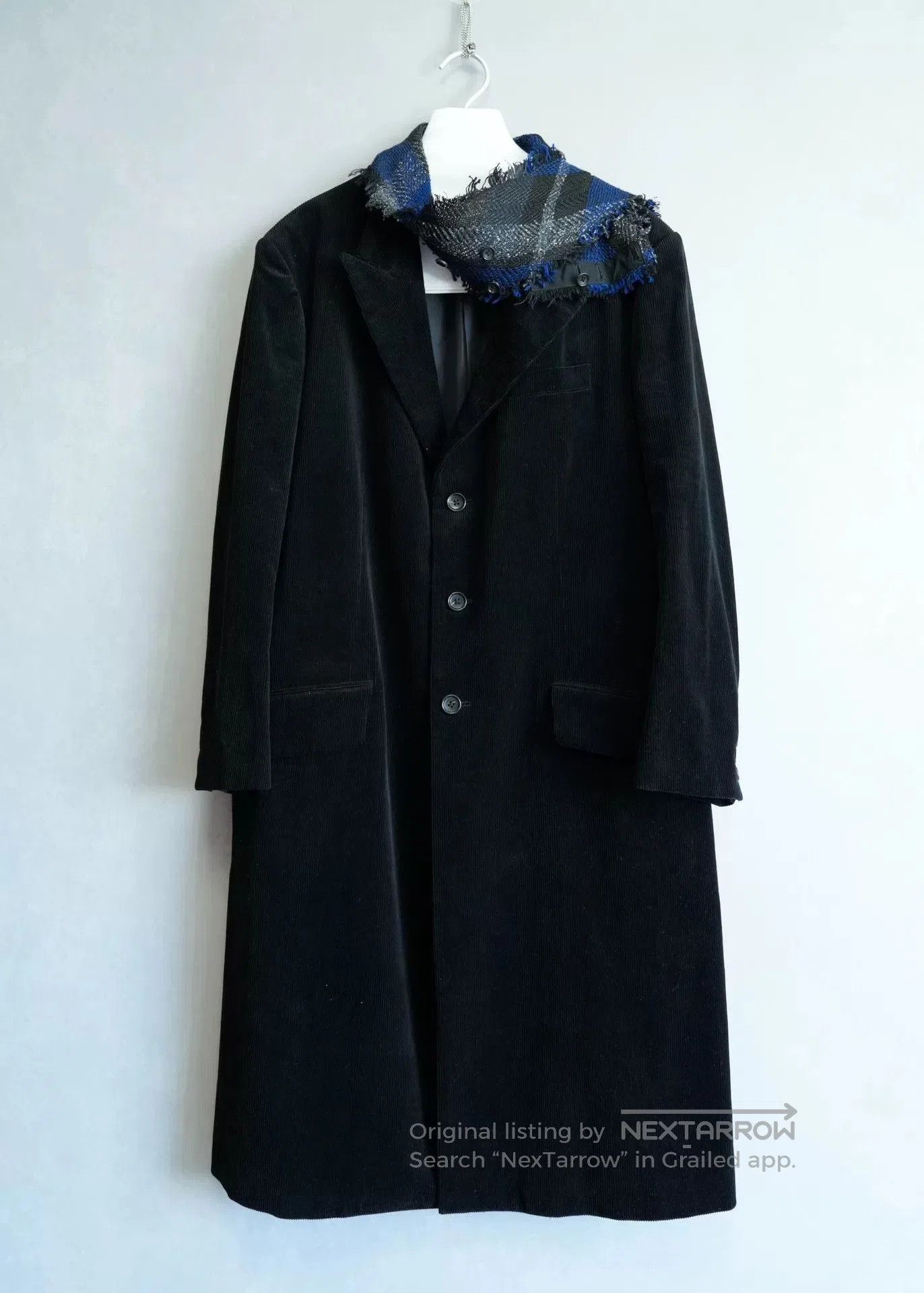 Yohji Yamamoto Yohji Yamamoto Corduroy Coat with Scarf. Size US M / EU 48-50 / 2 - 4 Thumbnail