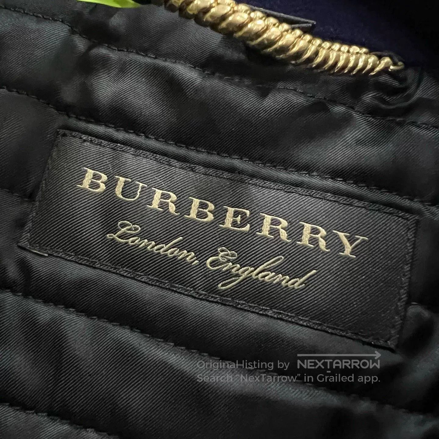 Burberry Burberry Navy Button Jacket Coat. Size US L / EU 52-54 / 3 - 4 Thumbnail