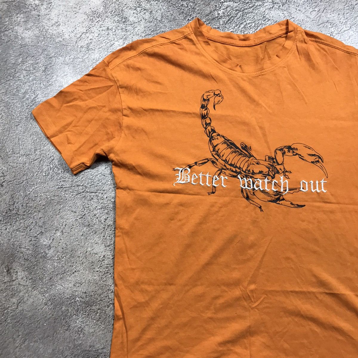 Vintage Vintage 90s Sun Faded Scorpion Graphic Tee Y2K Streetwear S Size US S / EU 44-46 / 1 - 2 Thumbnail