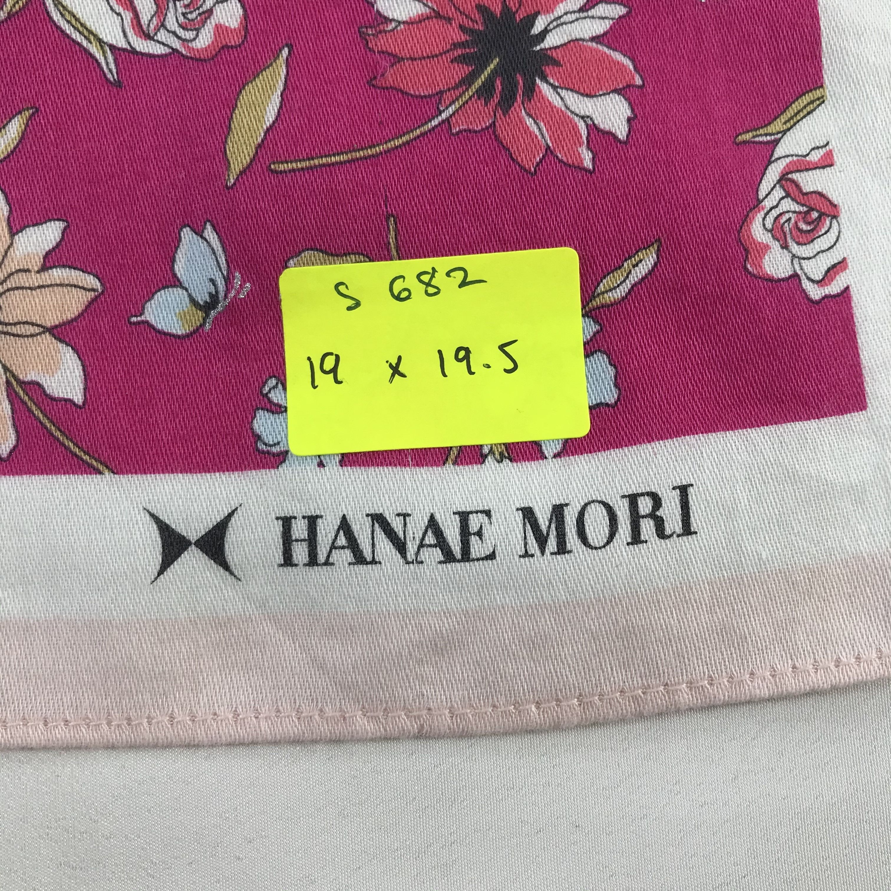 Hanae Mori × Vintage Hanae Mori Bandana / Handkerchief / Neckerchief - S682 Size ONE SIZE - 5 Thumbnail
