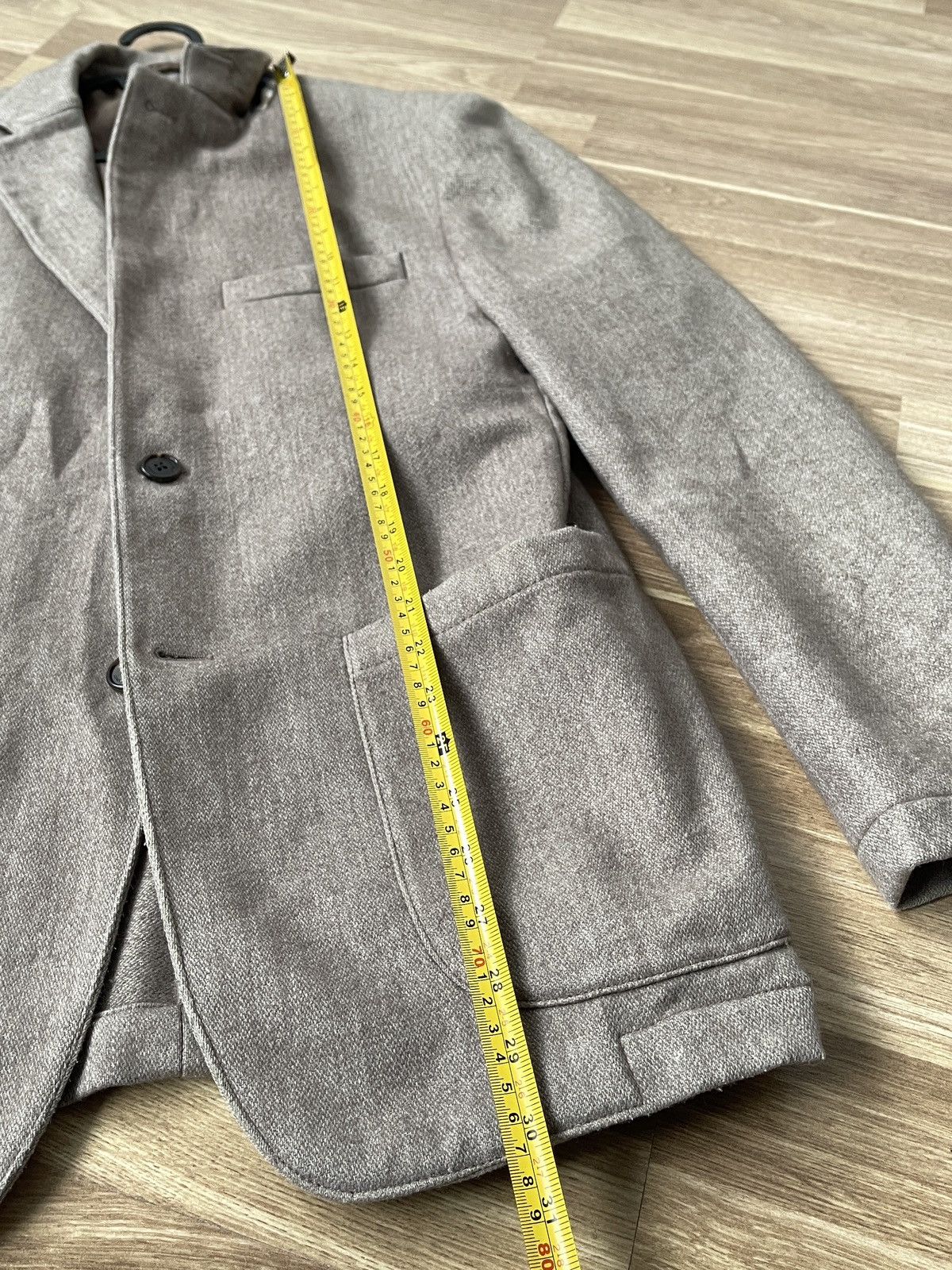 Aquascutum Aquascutum Men’s Sport Wool Beige Brown Blazer Size 42R Size 42R - 15 Thumbnail