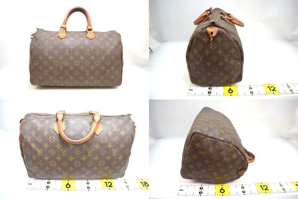 Louis Vuitton Louis Vuitton Speedy 35 Monogram Canvas Handbag M41524 Size ONE SIZE - 6 Thumbnail