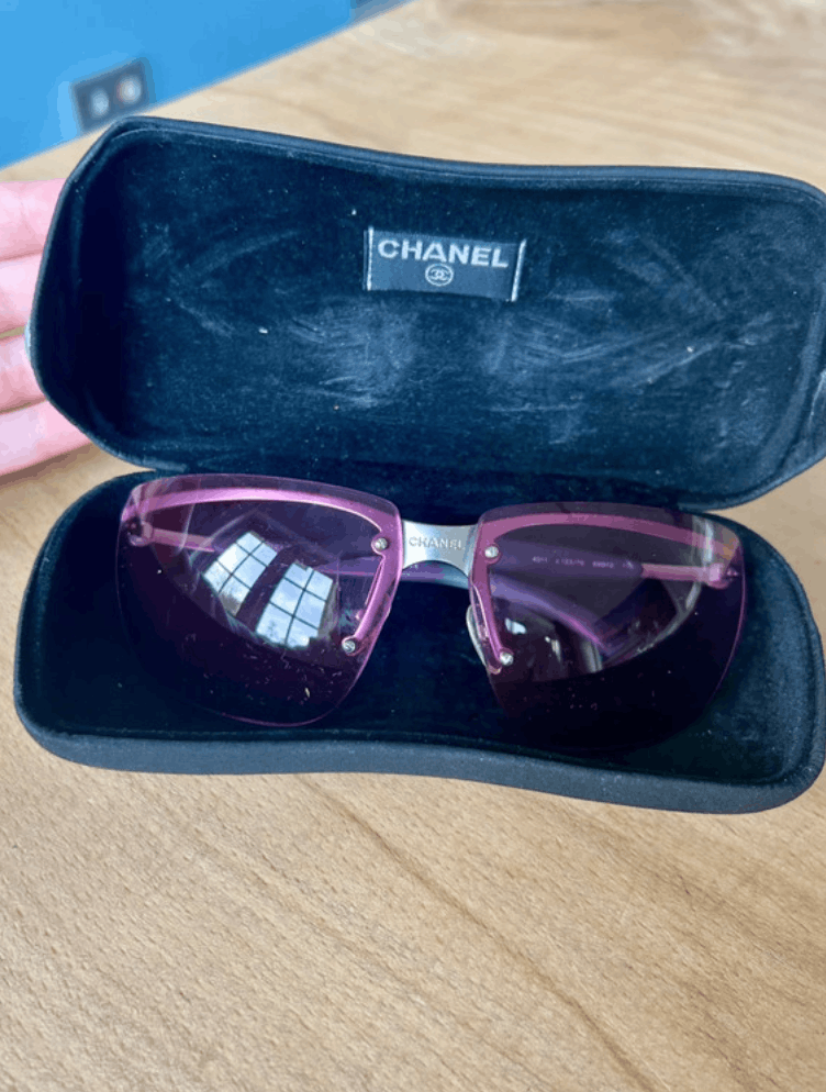 Chanel × Vintage CHANEL Sunglasses 4011 Rimless Rhinestone 4017 Vintage Size ONE SIZE - 4 Thumbnail