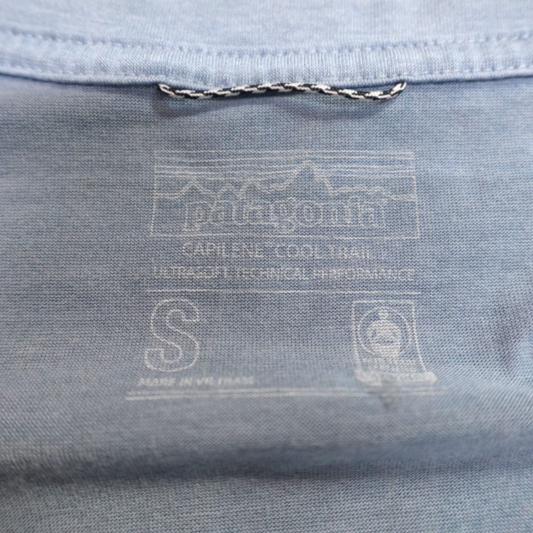 Patagonia Patagonia Capilene Womens Shirt Small Blue Heather Solid Airchaser Size S / US 4 / IT 40 - 2 Thumbnail