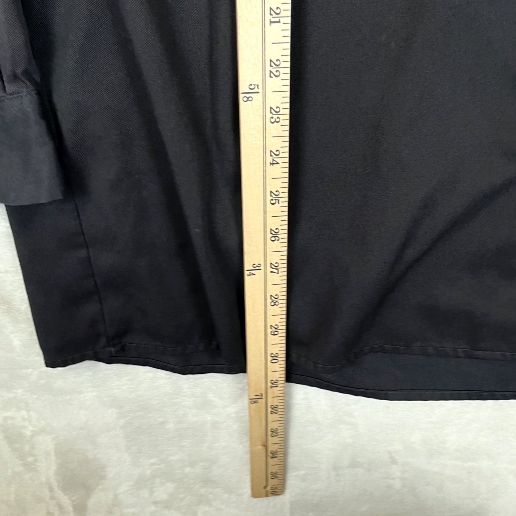 Dickies Dickies Shirt Mens 2XL Solid Black Long Sleeve Button Front Workwear Shirt Size US XXL / EU 58 / 5 - 4 Thumbnail