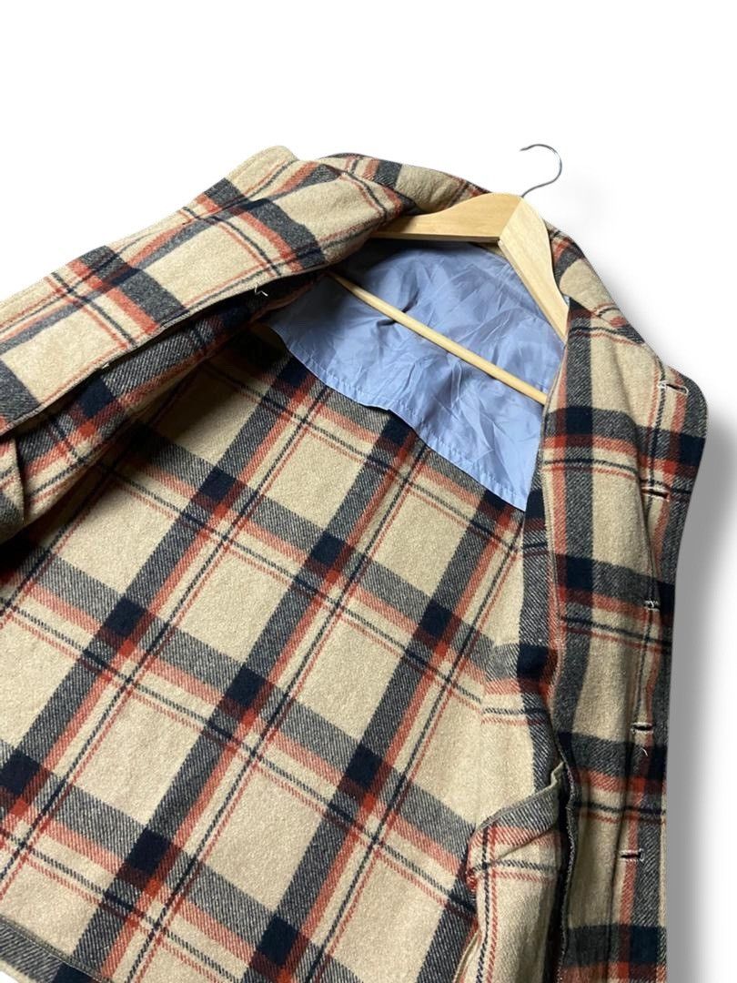 Japanese Brand Vox Inc. Wool Plaid Checkered Button Up Shirts (173) Size US S / EU 44-46 / 1 - 3 Thumbnail