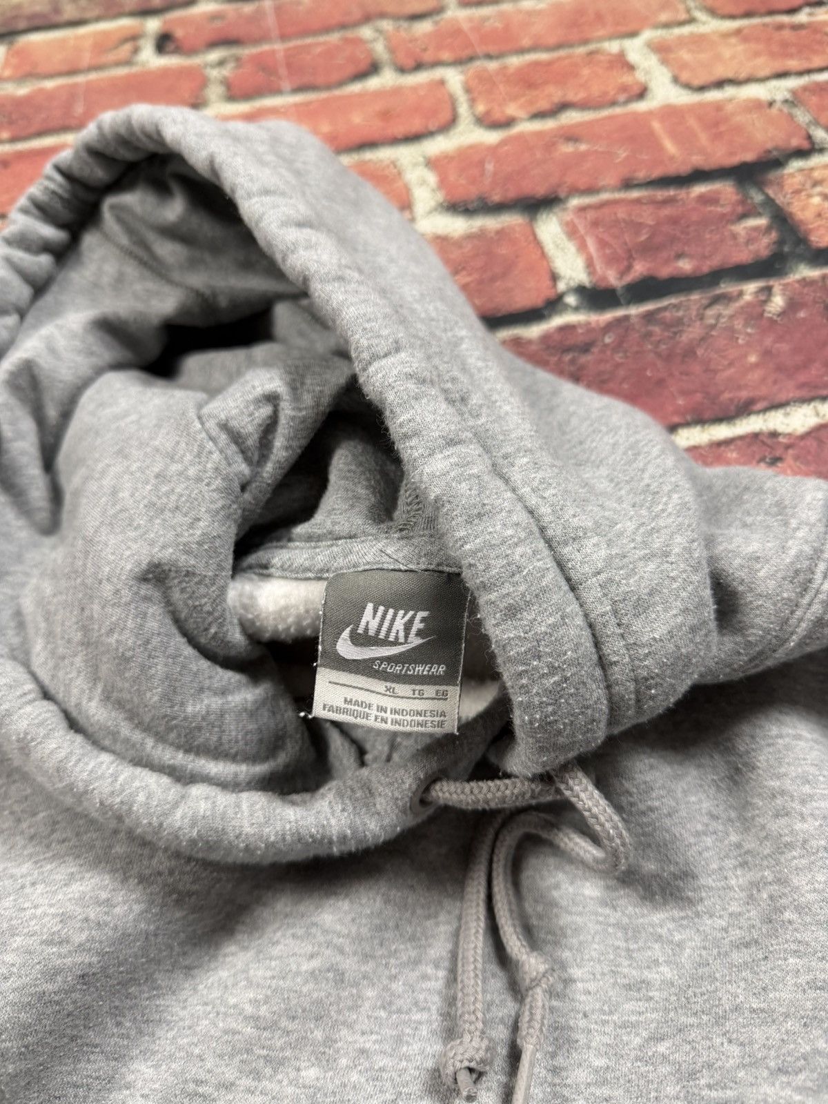 Nike Y2K 2000s Nike Sportswear Hoodie Swoosh Spell Out Sweatshirt Size US XL / EU 56 / 4 - 10 Thumbnail