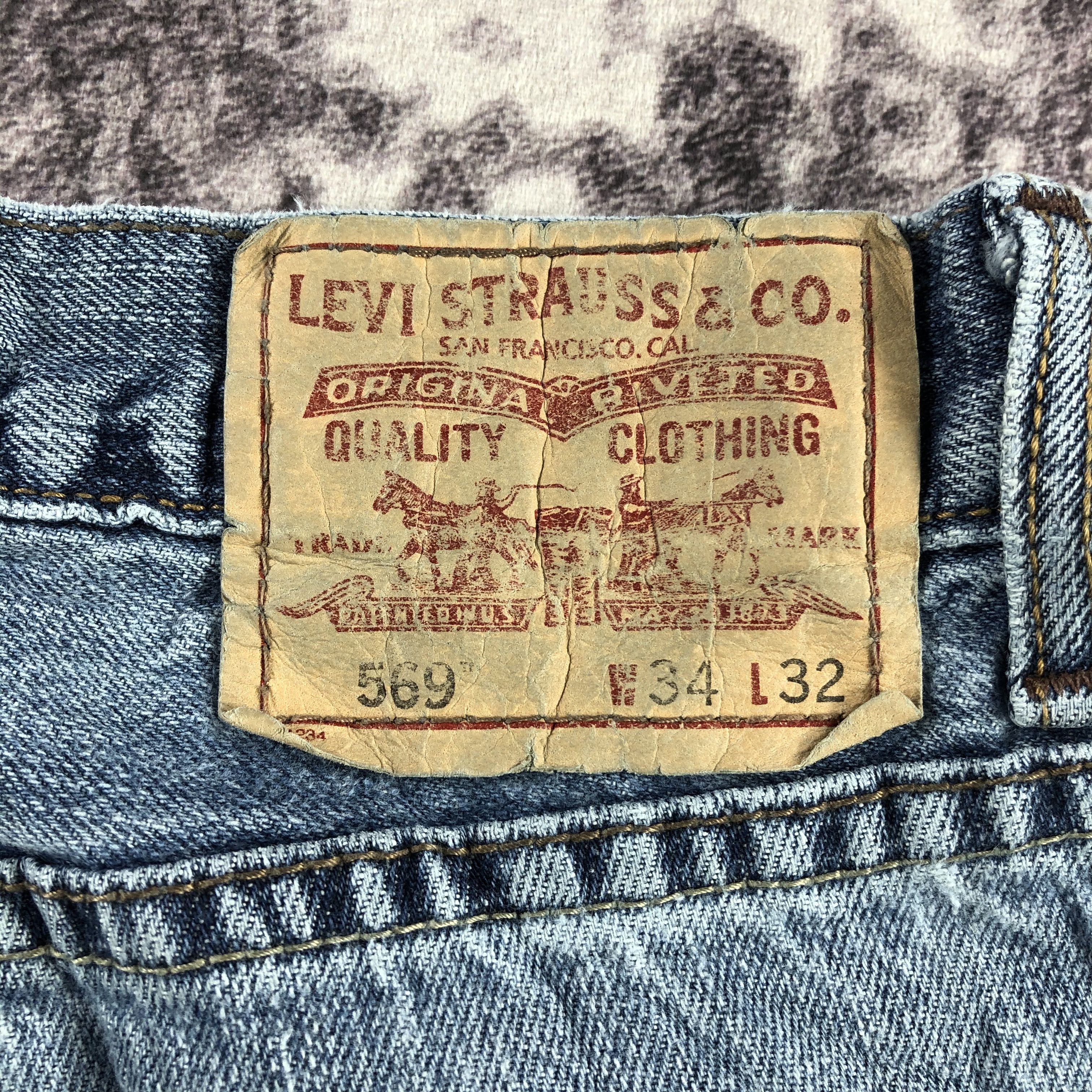 Levi's × Vintage Vintage Blue Wash Levis 569 Jeans-JM3143 Size US 34 / EU 50 - 6 Thumbnail