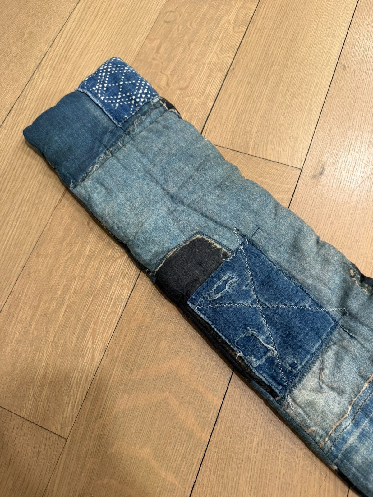 Kapital Kountry Archive Kapital Kountry Indigo Boro Patchwork Loop Scarf Size ONE SIZE - 3 Thumbnail