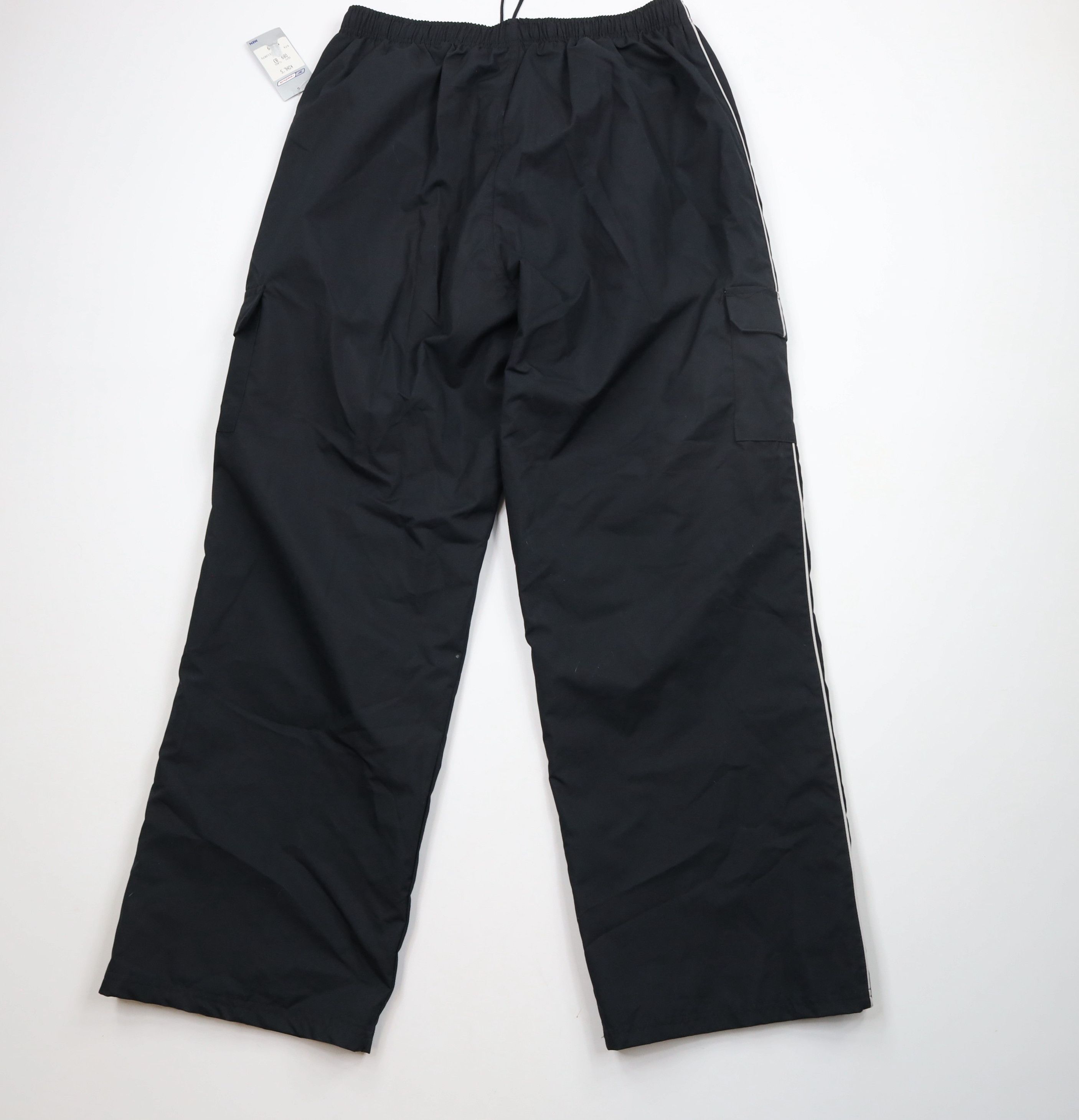Reebok × Vintage Deadstock Vintage Y2K 2000 Reebok Wide Leg Cargo Pants Black Size US 38 / EU 54 - 12 Thumbnail