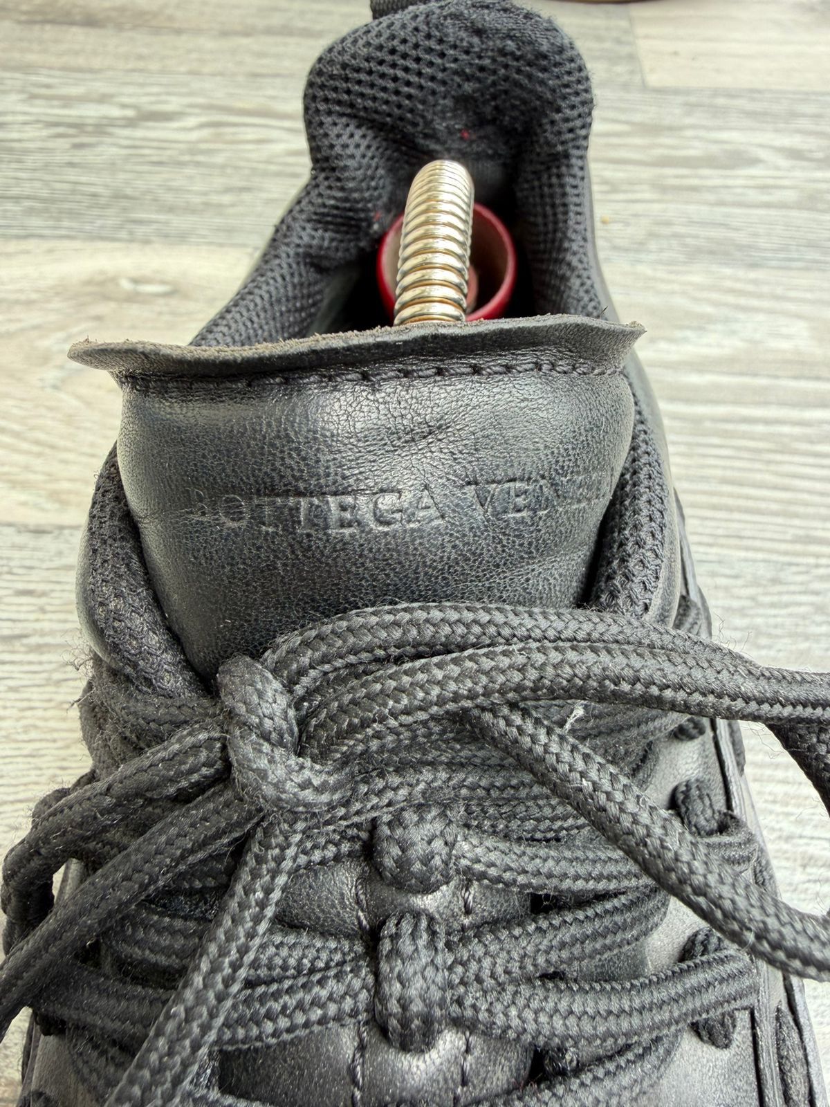 Bottega Veneta Bottega Veneta Black Speedster Lace Up Sneakers Sz 42 Size US 9 / EU 42 - 7 Thumbnail