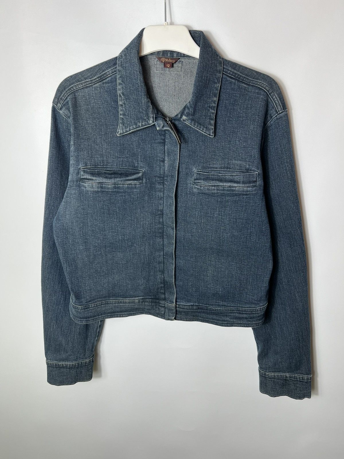 Mulberry Vintage luxury 90s y2k Mulberry Denim Jacket Size UK 12 Size M / US 6-8 / IT 42-44 - 1 Thumbnail