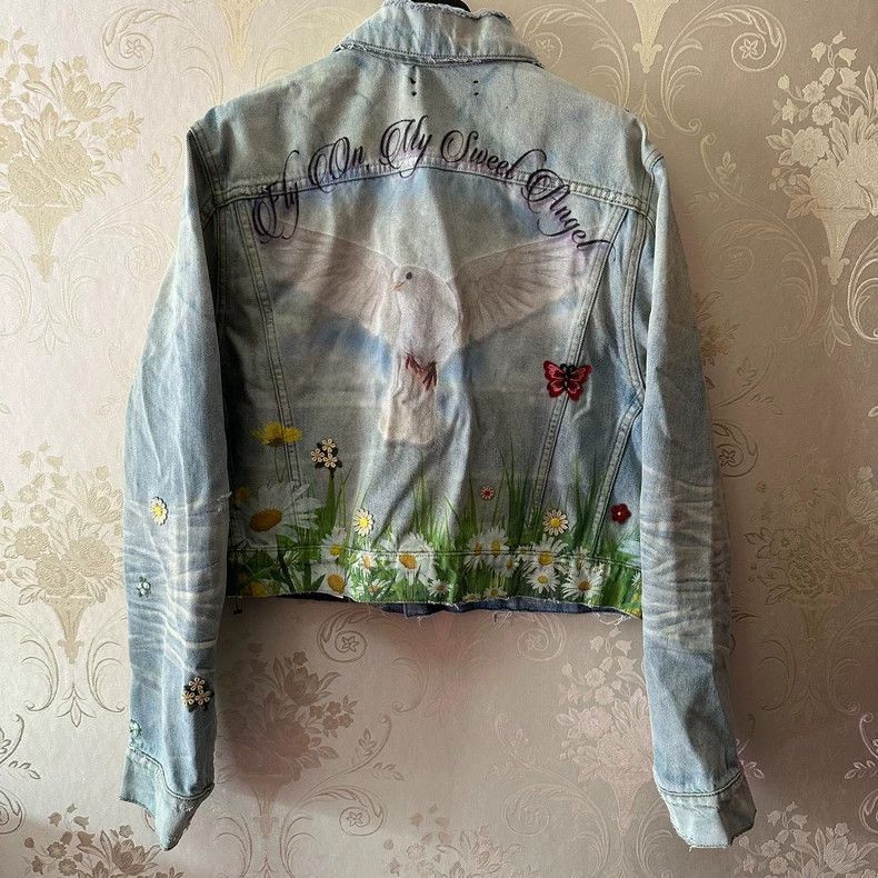 Amiri Amiri Painted Distressed Jacket for Women-2506 Size US L / EU 52-54 / 3 - 2 Thumbnail
