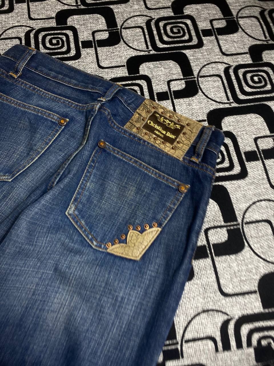Japanese Brand Crazy Crash Dirty Baggy Faded Jean Japan Avant Garde Style Size US 30 / EU 46 - 15 Thumbnail