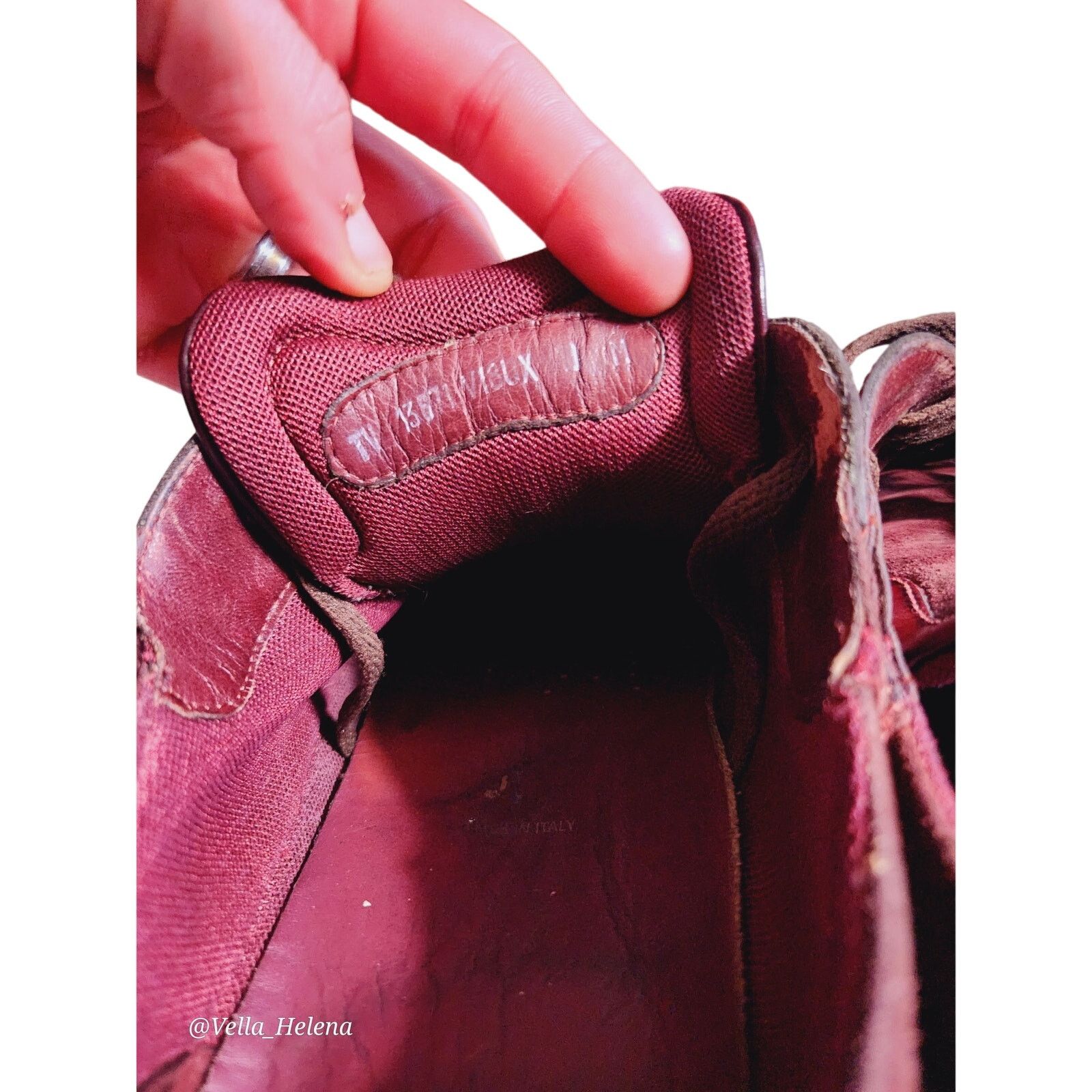 Salvatore Ferragamo Salvatore Ferragamo Sneakers Deep Burgundy Red Leather 12 US Size US 12 / EU 45 - 12 Thumbnail