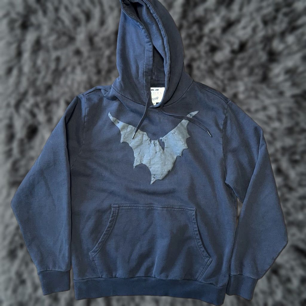 Welcome Skateboards Welcome Skateboards x BAUHAUS Eyes Pigment Dyed Hoodie L Black Mens Size US L / EU 52-54 / 3 - 1 Thumbnail