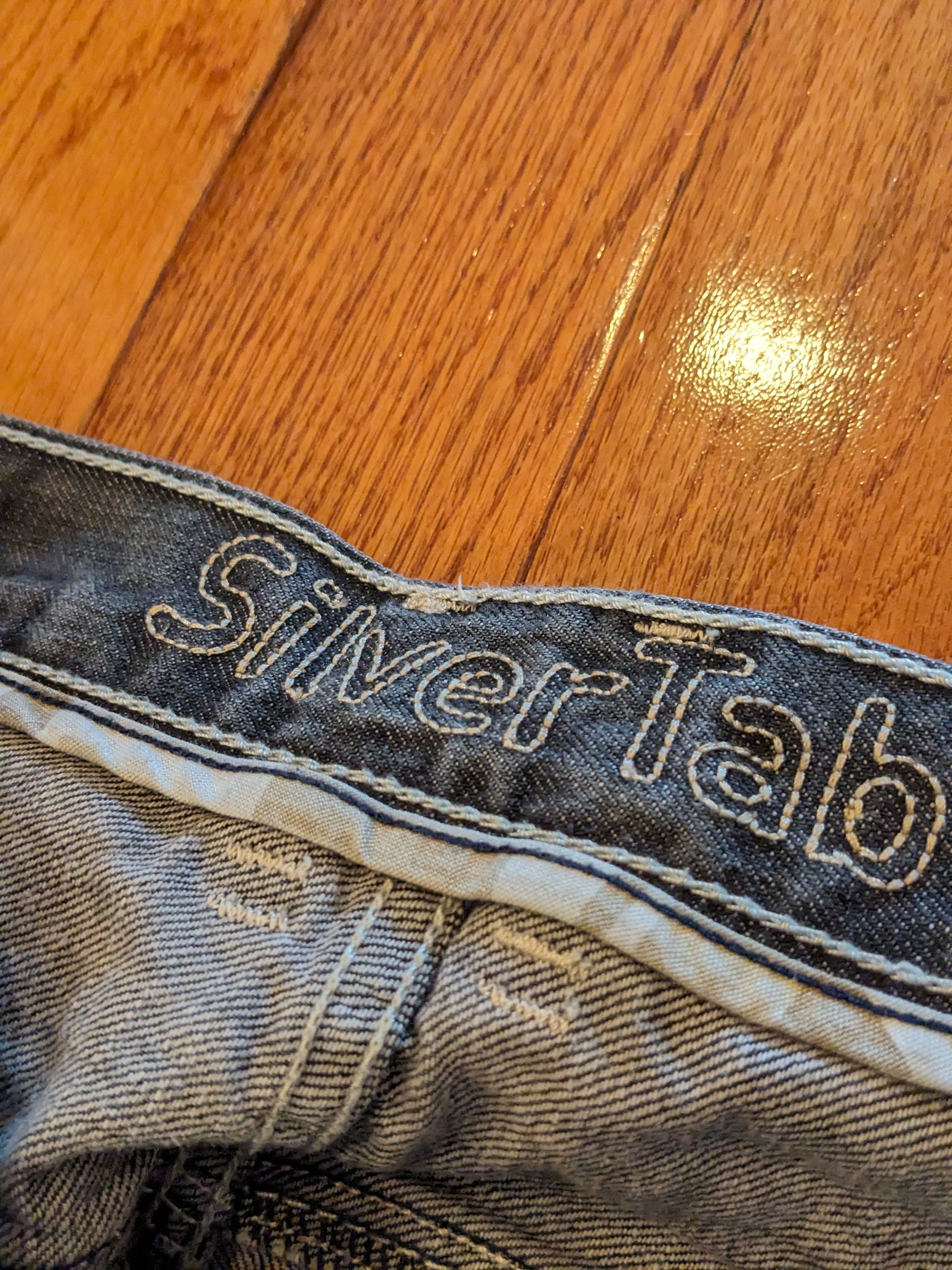 Levi's × Vintage Vintage Y2K Silver Tab 38 x 32 Gray Baggy Pants Size US 38 / EU 54 - 8 Thumbnail