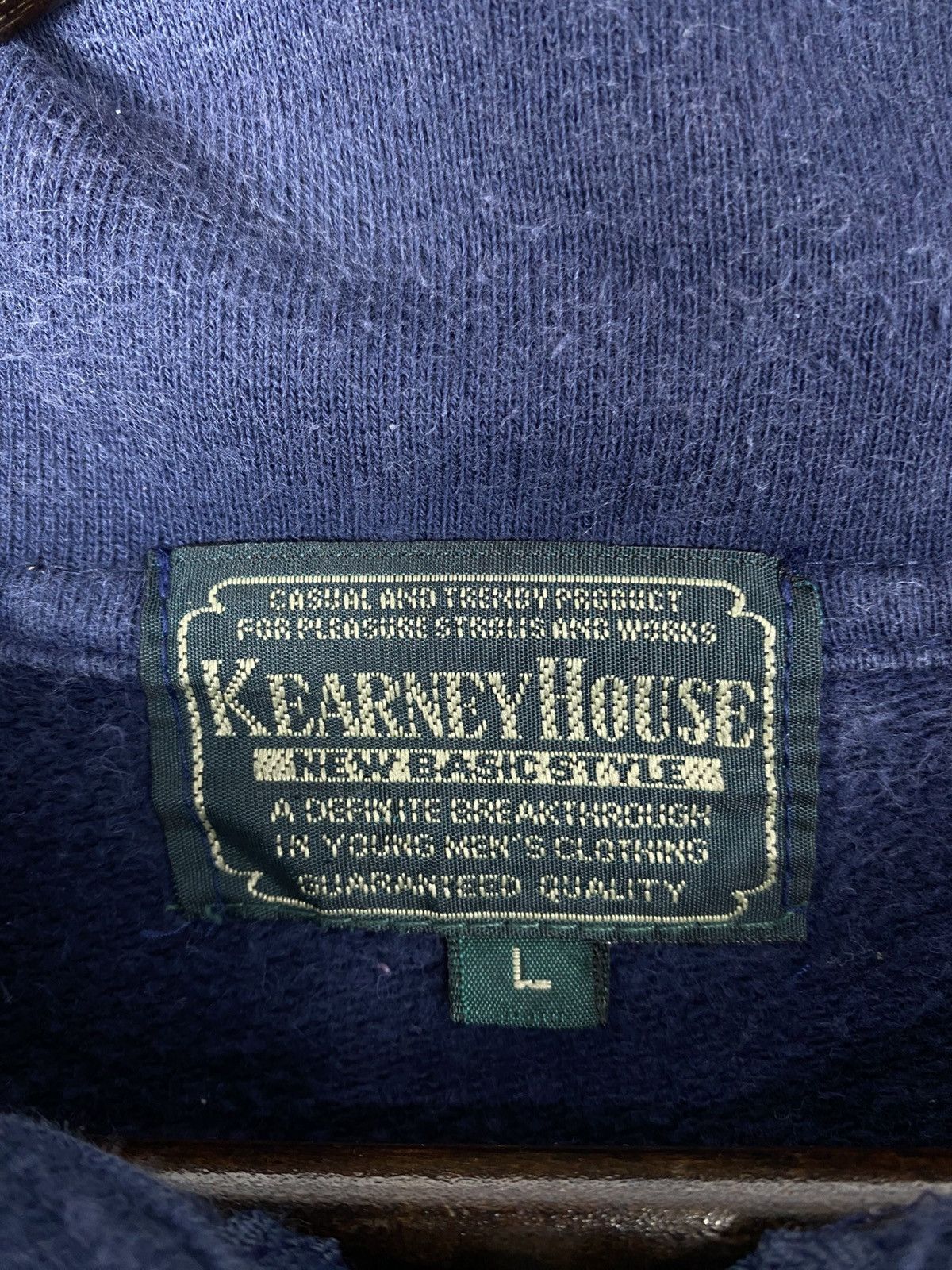 Designer Vintage Kearney House Halfzipper Boxy Sweatshirts Size US L / EU 52-54 / 3 - 8 Thumbnail