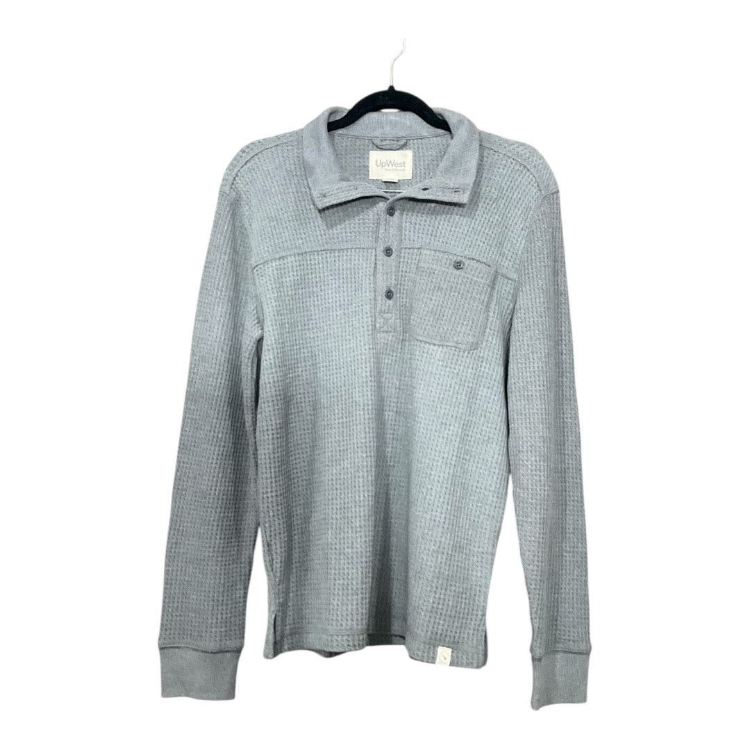 Other Upwest Waffle Knit Pullover Men Small Gray NWT Size US S / EU 44-46 / 1 - 1 Thumbnail