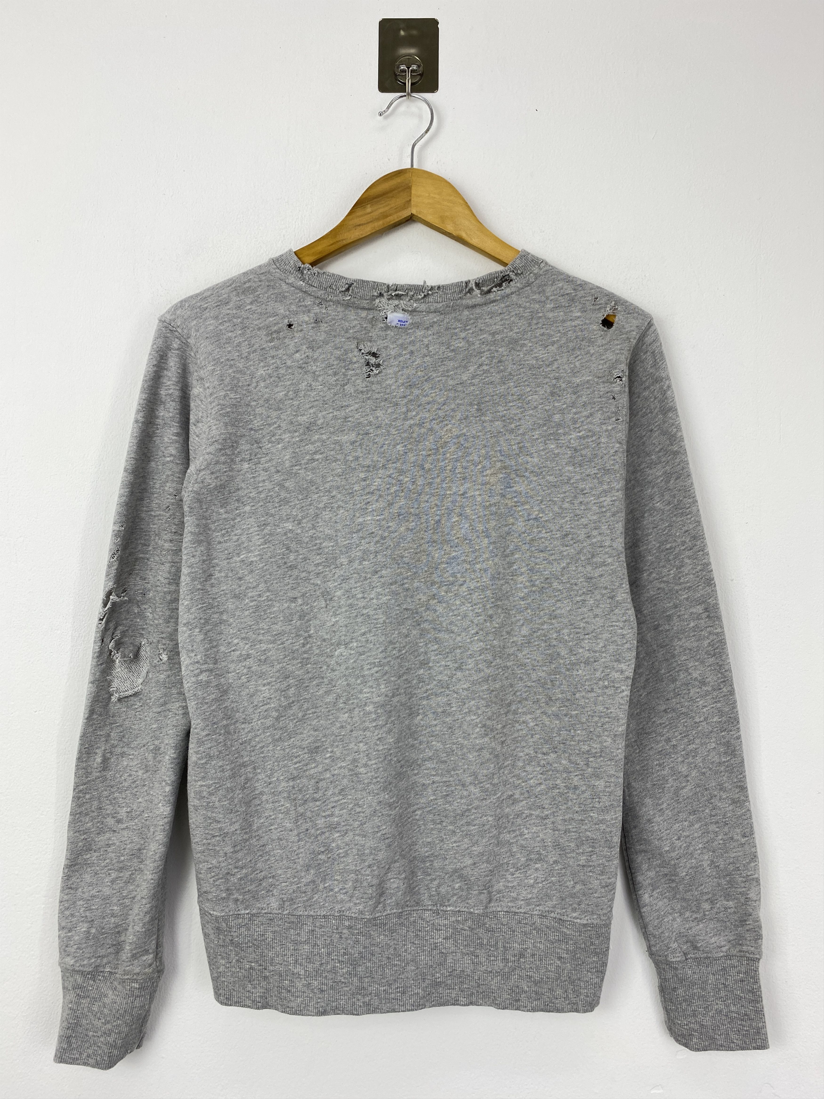 Champion Vintage Champion Spell Out Distressed Sweatshirt SH0099 Size US L / EU 52-54 / 3 - 3 Thumbnail