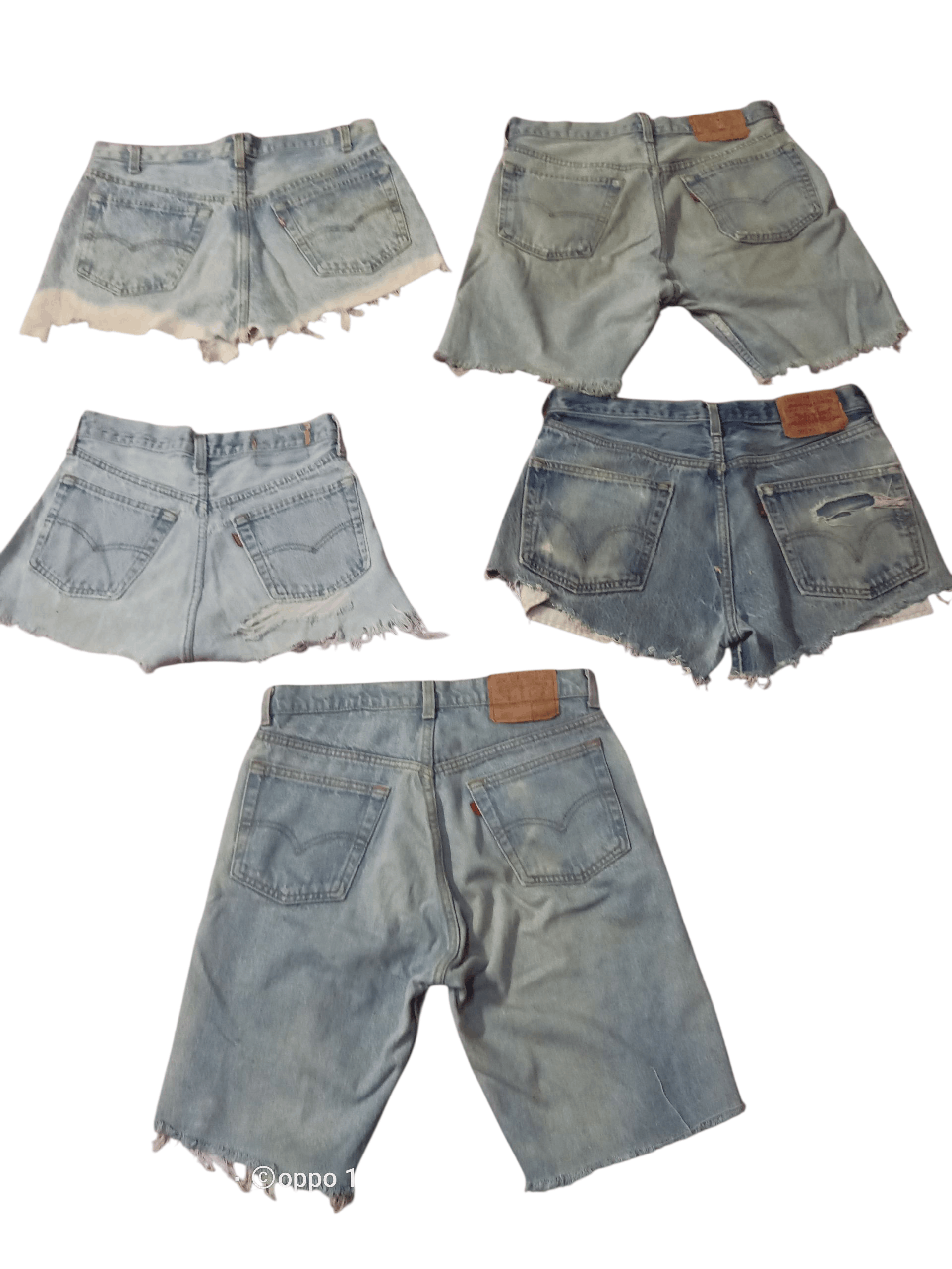 Levis 501 Cut Off Denim Ladies 5 Pieces Combo