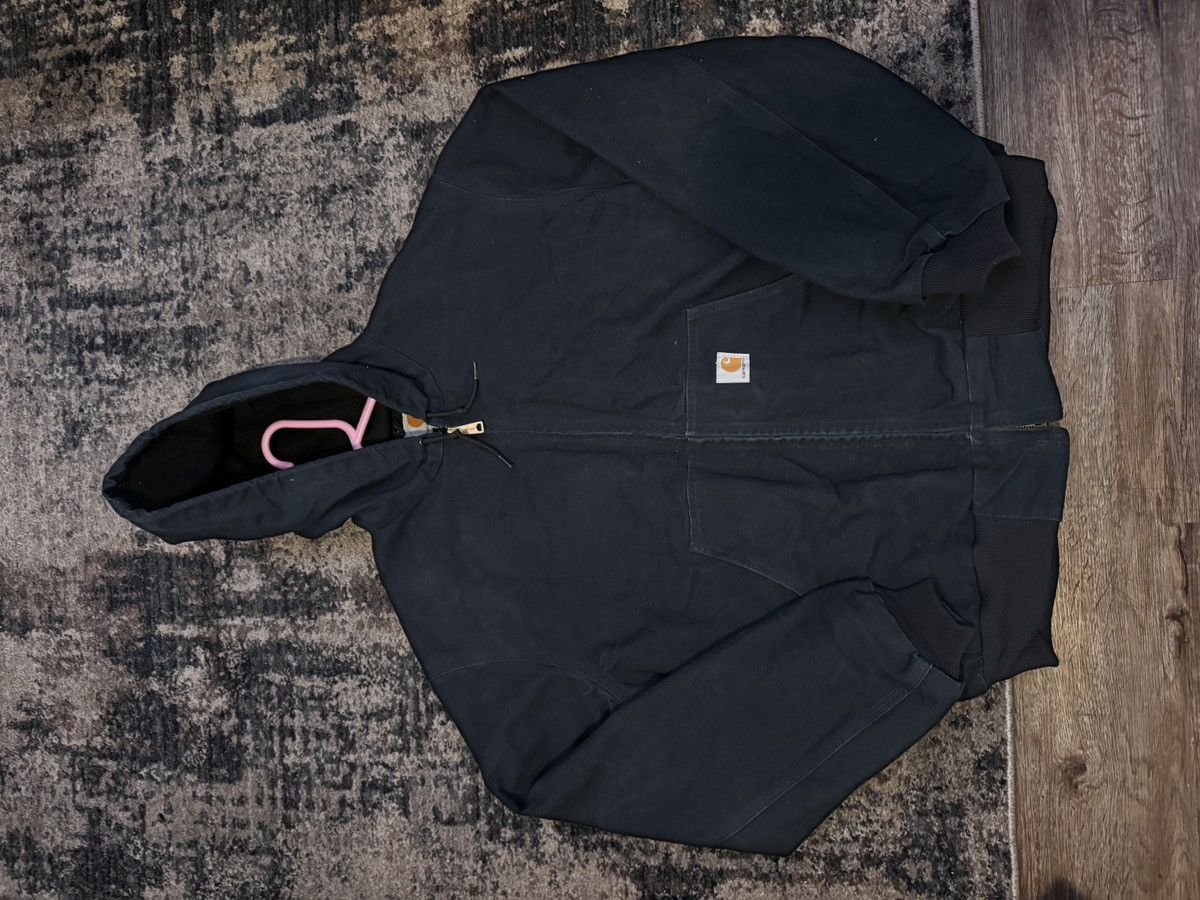 Carhartt Navy Carhartt J-130 Hooded Zip Up Size US L / EU 52-54 / 3 - 2 Thumbnail