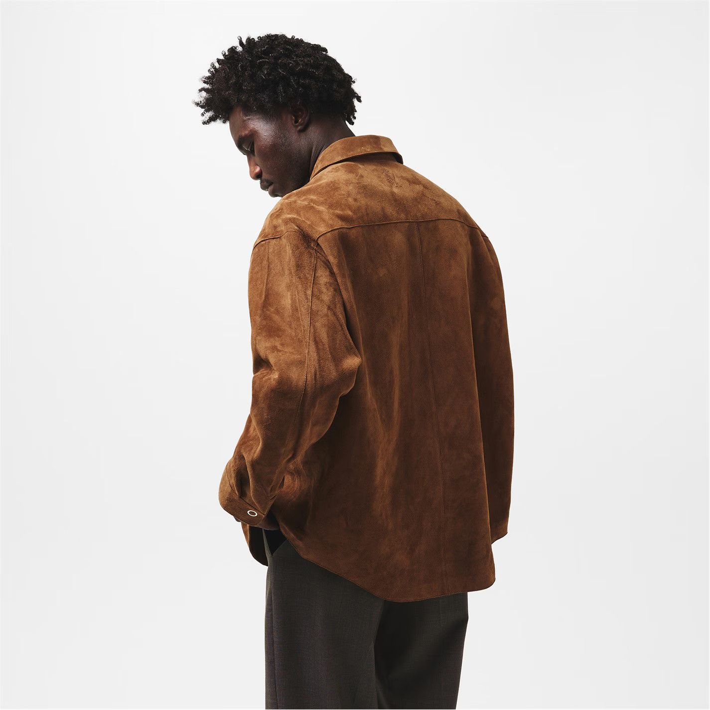 AMI o1g2r1mq0326 Leather Jacket in Noisette Size US L / EU 52-54 / 3 - 4 Thumbnail