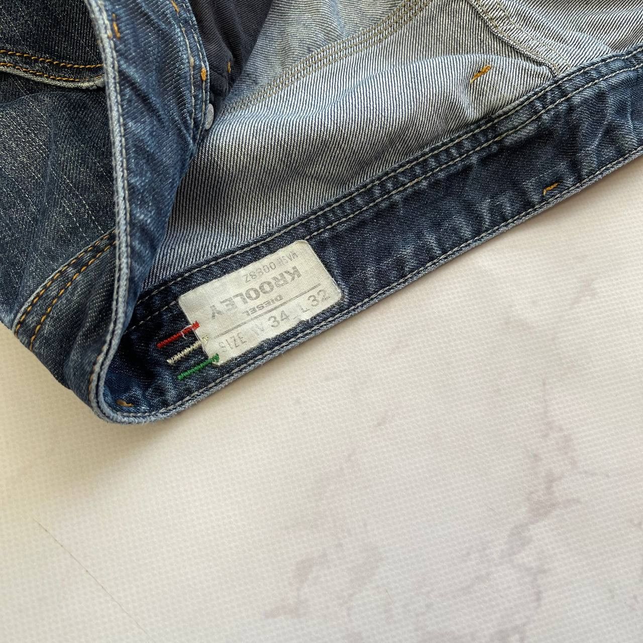 Diesel Diesel Vintage Jeans Mens w32 Blue Denim Pants Straight Y2K Size US 34 / EU 50 - 8 Thumbnail