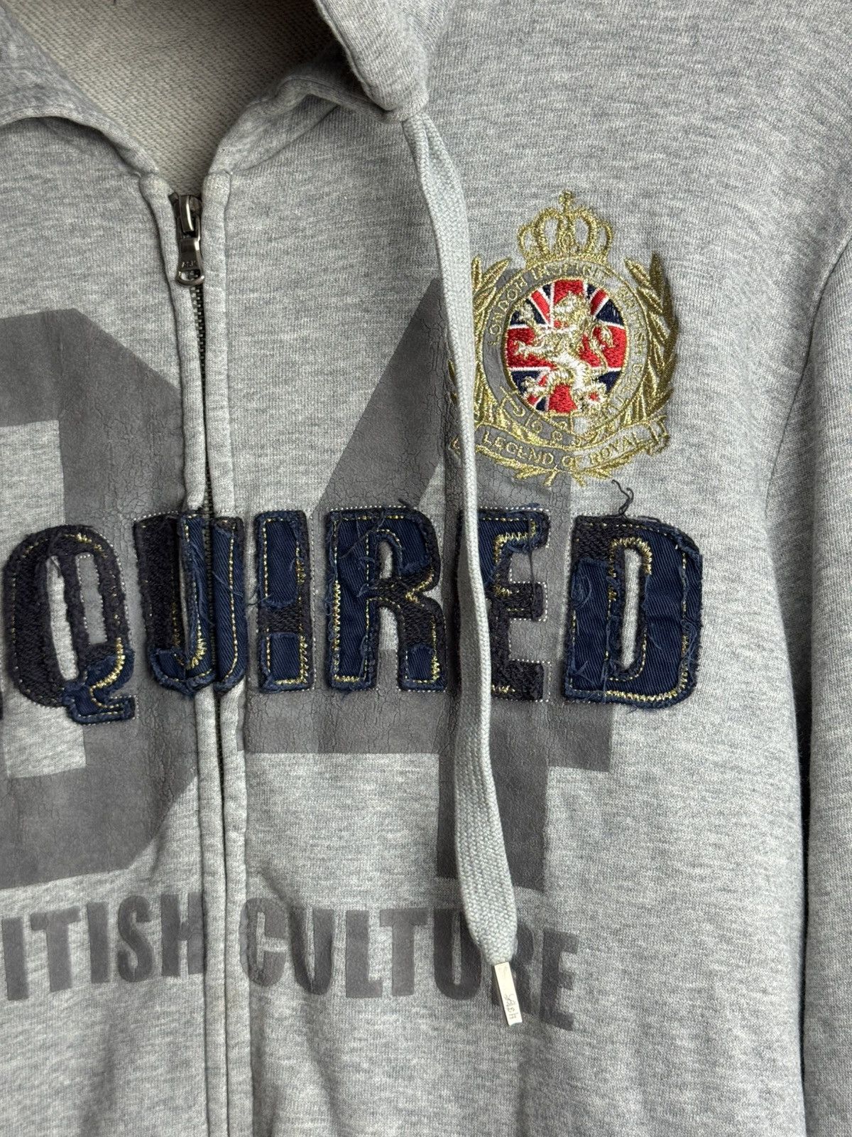Hysteric Glamour Japanese Ask Enquired 04 Trashed Hoodie Size US XL / EU 56 / 4 - 4 Thumbnail
