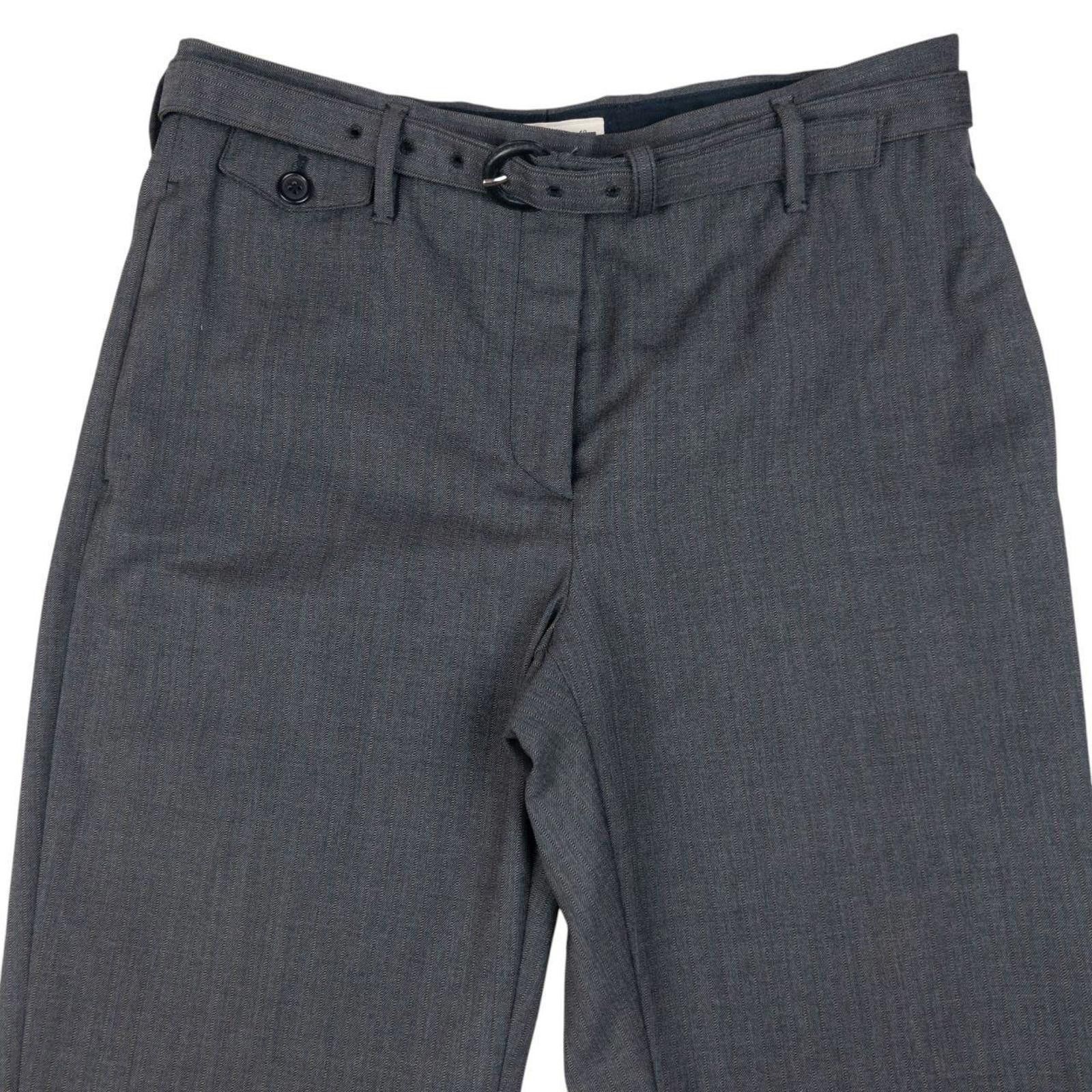 Prada Vintage Prada Striped Belt Waist Trousers Size W28 Size US 28 / EU 44 - 1 Thumbnail