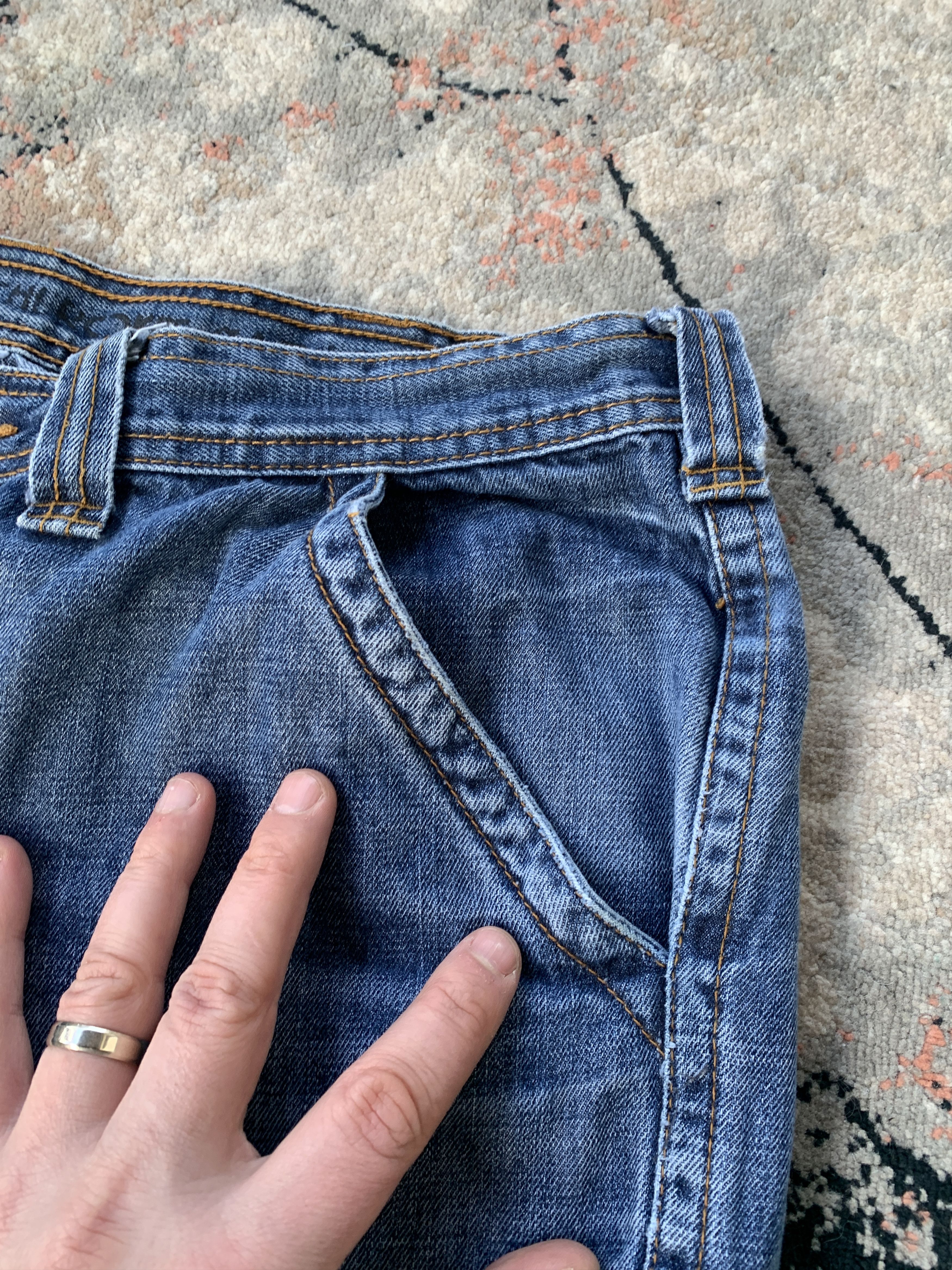 Cherokee × Vintage Vintage Cherokee Cargo Denim Pants Size US 34 / EU 50 - 12 Thumbnail