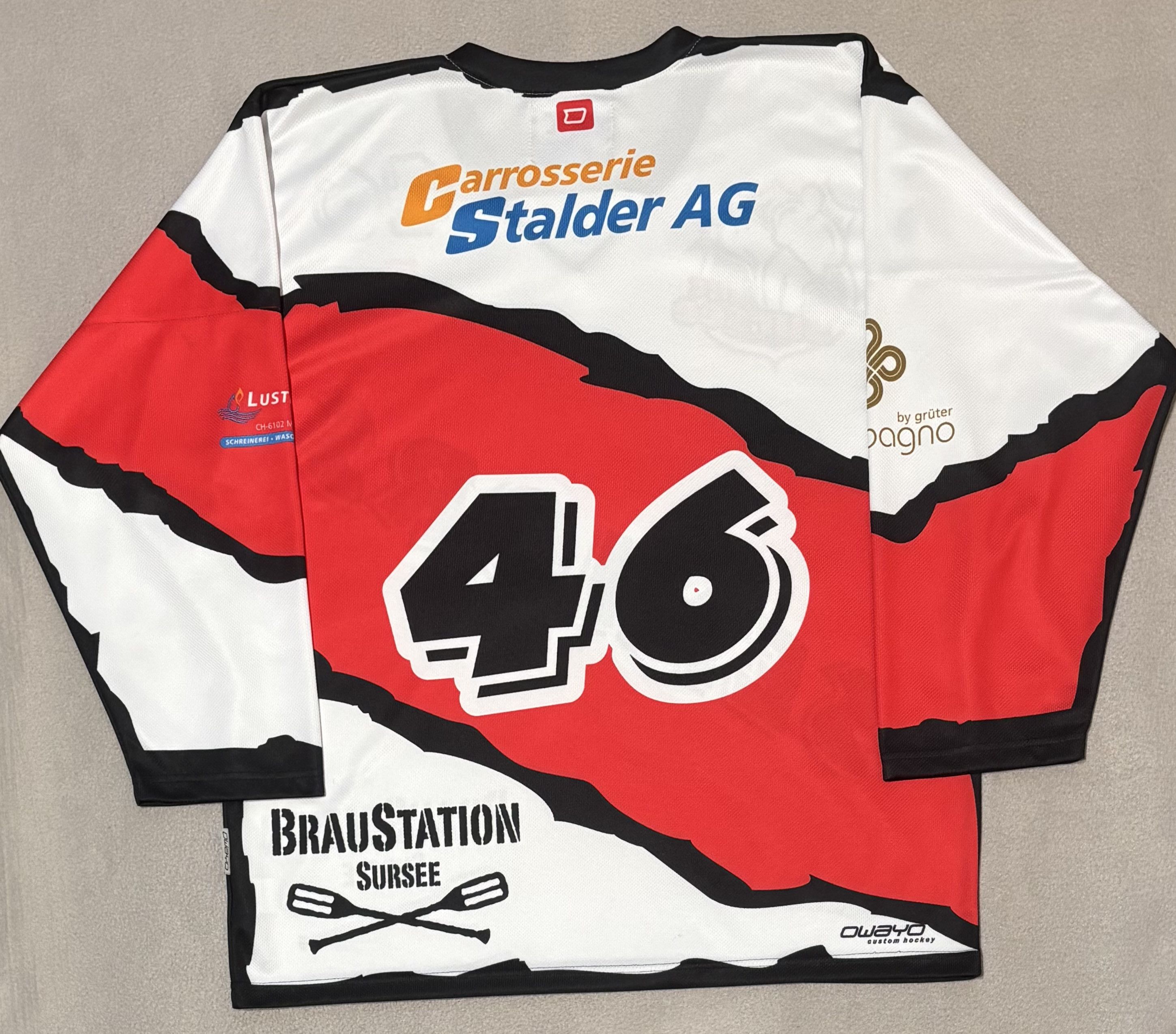 Other EHC Sursee #46 Owayo Hockey Jersey Size L Size US L / EU 52-54 / 3 - 15 Thumbnail