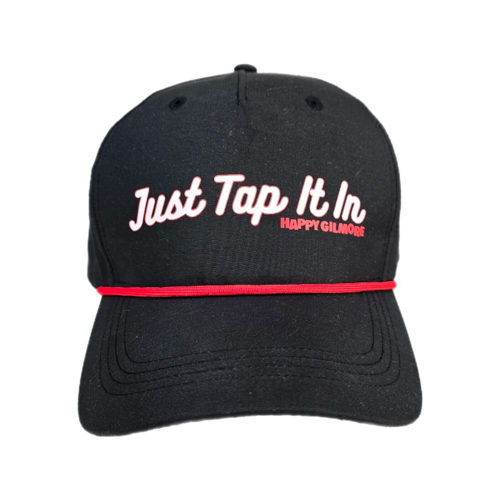 Other Just Tap It In Happy Gilmore Snapback Hat Cap Golf Black Red Size ONE SIZE - 1 Thumbnail