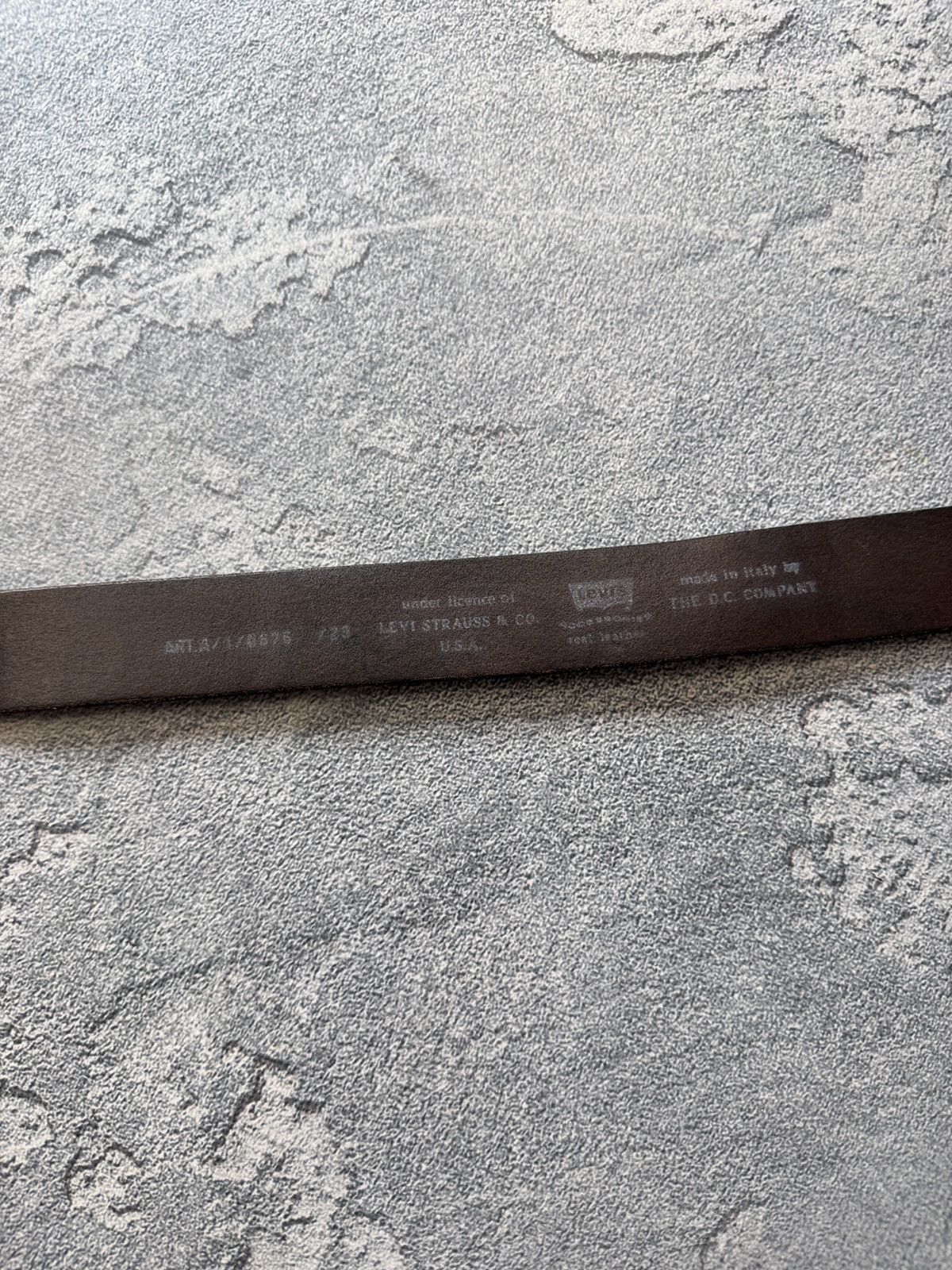 Levi's Vintage Levis Belt Brown Leather Y2K Size 38 - 4 Thumbnail