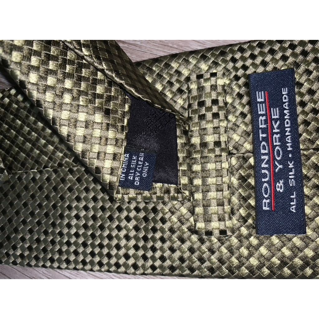 Roundtree & Yorke Roundtree and York Men's Silk Geometric Ties Set of 2 Size ONE SIZE - 3 Thumbnail