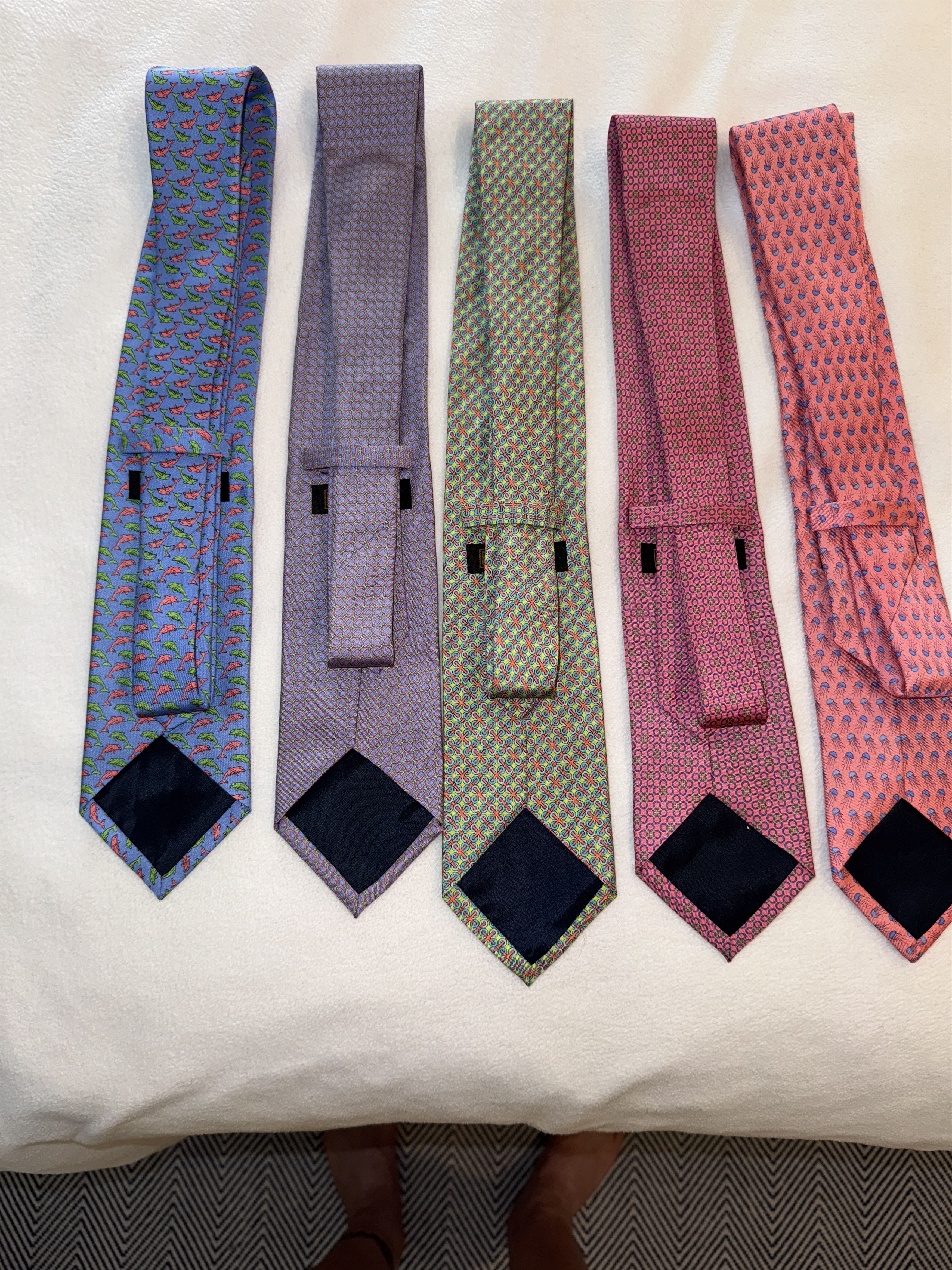 Other Lot 5 Peter Blair Ties Silk: Jellyfish Dolphins Circles Size ONE SIZE - 5 Thumbnail