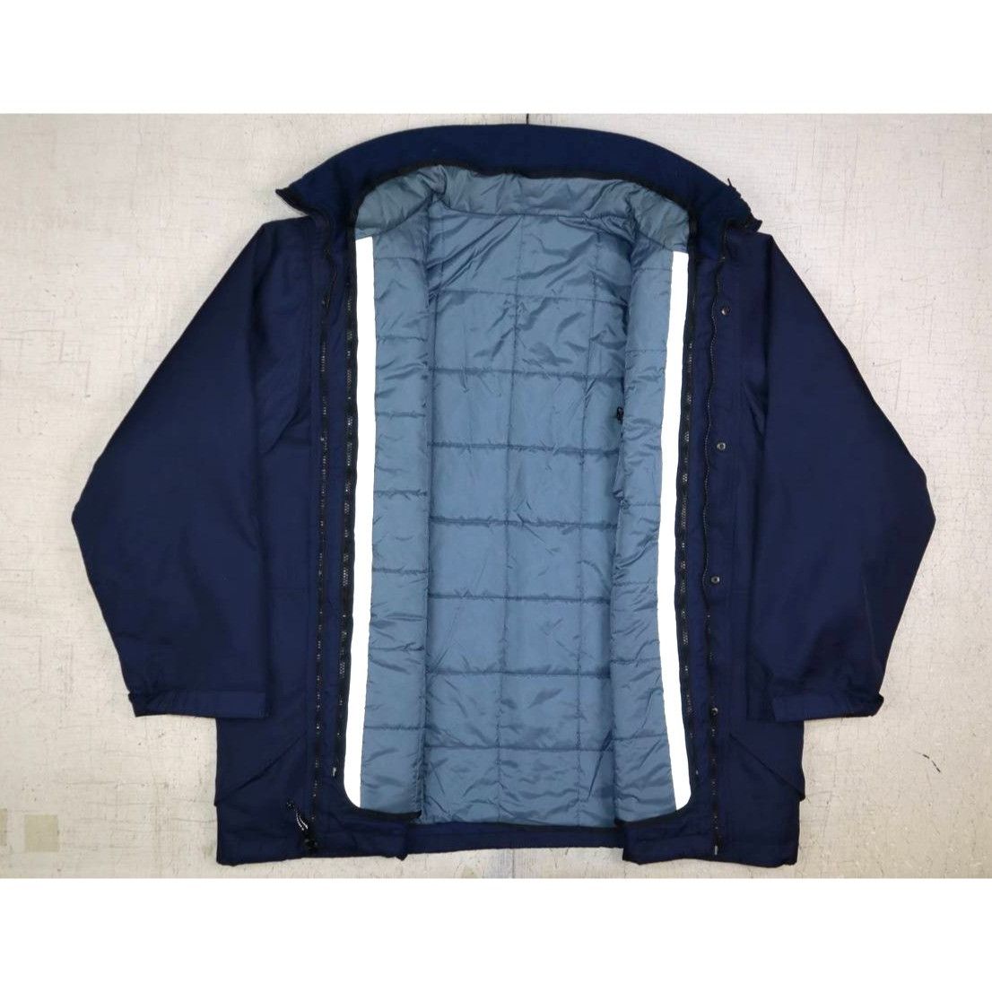 Nike Vintage Nike 2XL Blue Hooded Windbreaker Jacket Full Zip Size US XXL / EU 58 / 5 - 3 Thumbnail