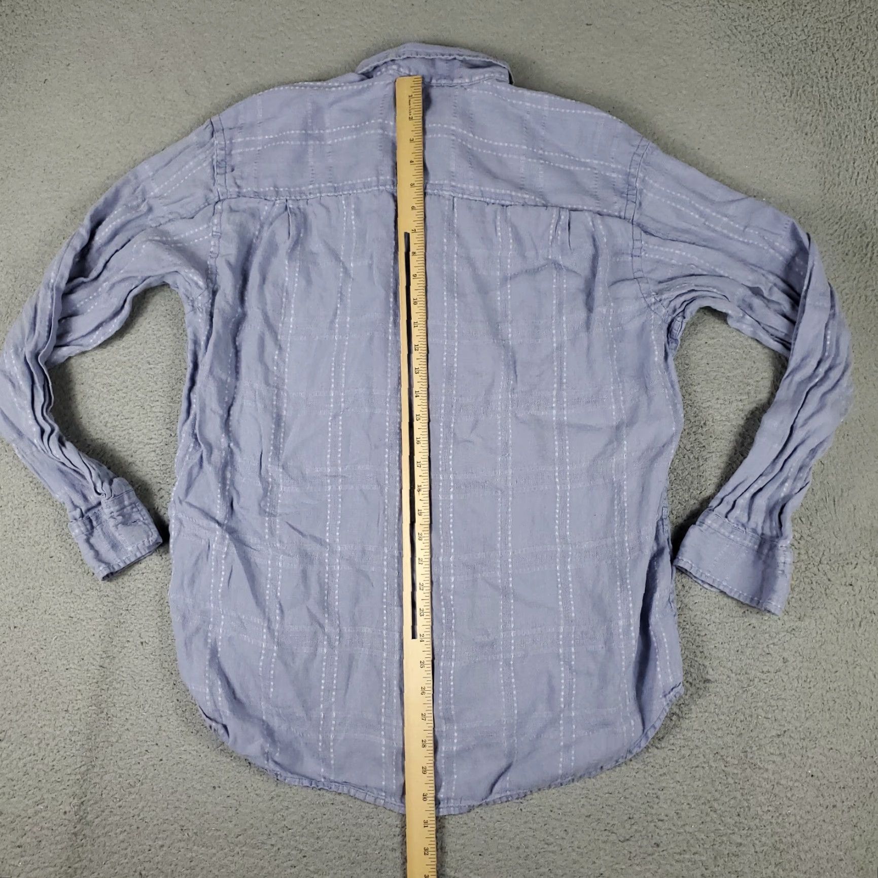 Tommy Bahama Tommy Bahama Shirt Mens Large Blue Striped Linen Casual Button Up Long Sleeve Size US L / EU 52-54 / 3 - 3 Thumbnail
