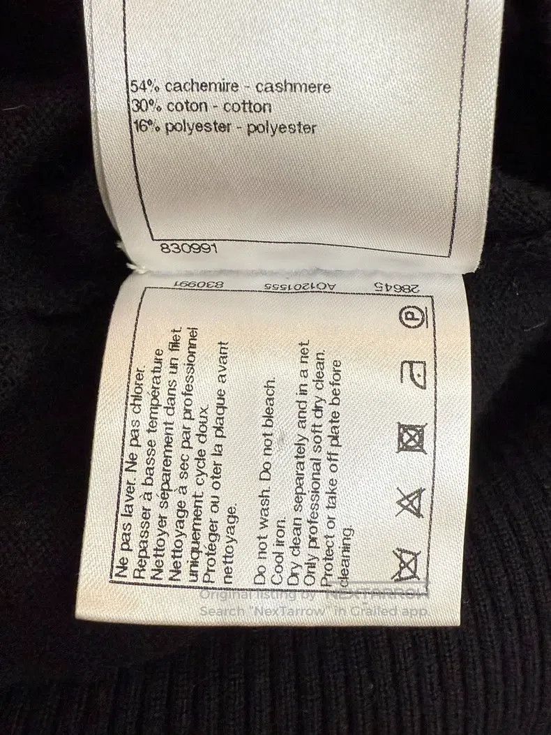 Chanel Chanel Camelia knitted woollen sweater Size XXS / US 00 / IT 34 - 6 Thumbnail