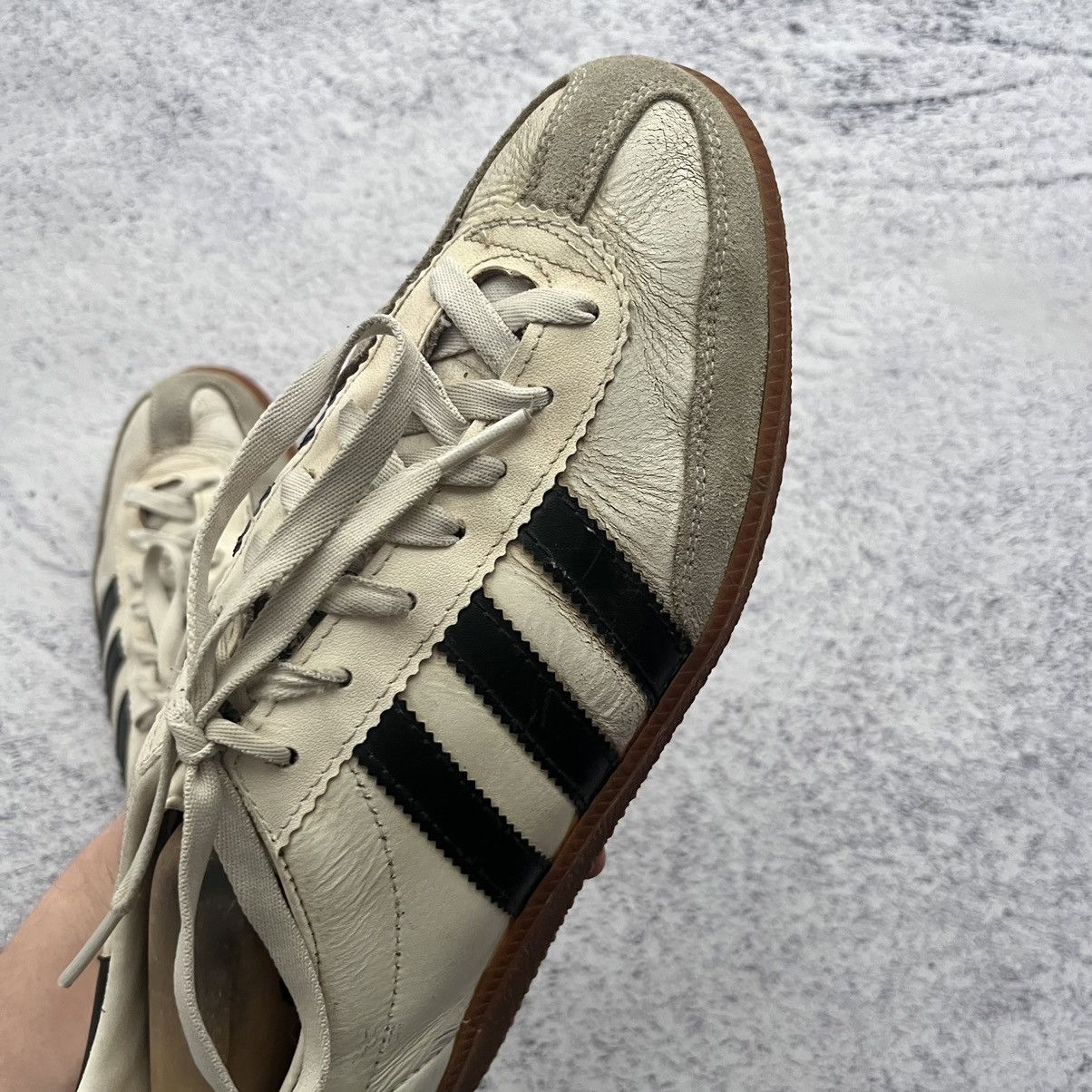 Adidas × Vintage Vintage Adidas Universal Made in Yugoslavia Black White Size US 8.5 / EU 41-42 - 13 Thumbnail