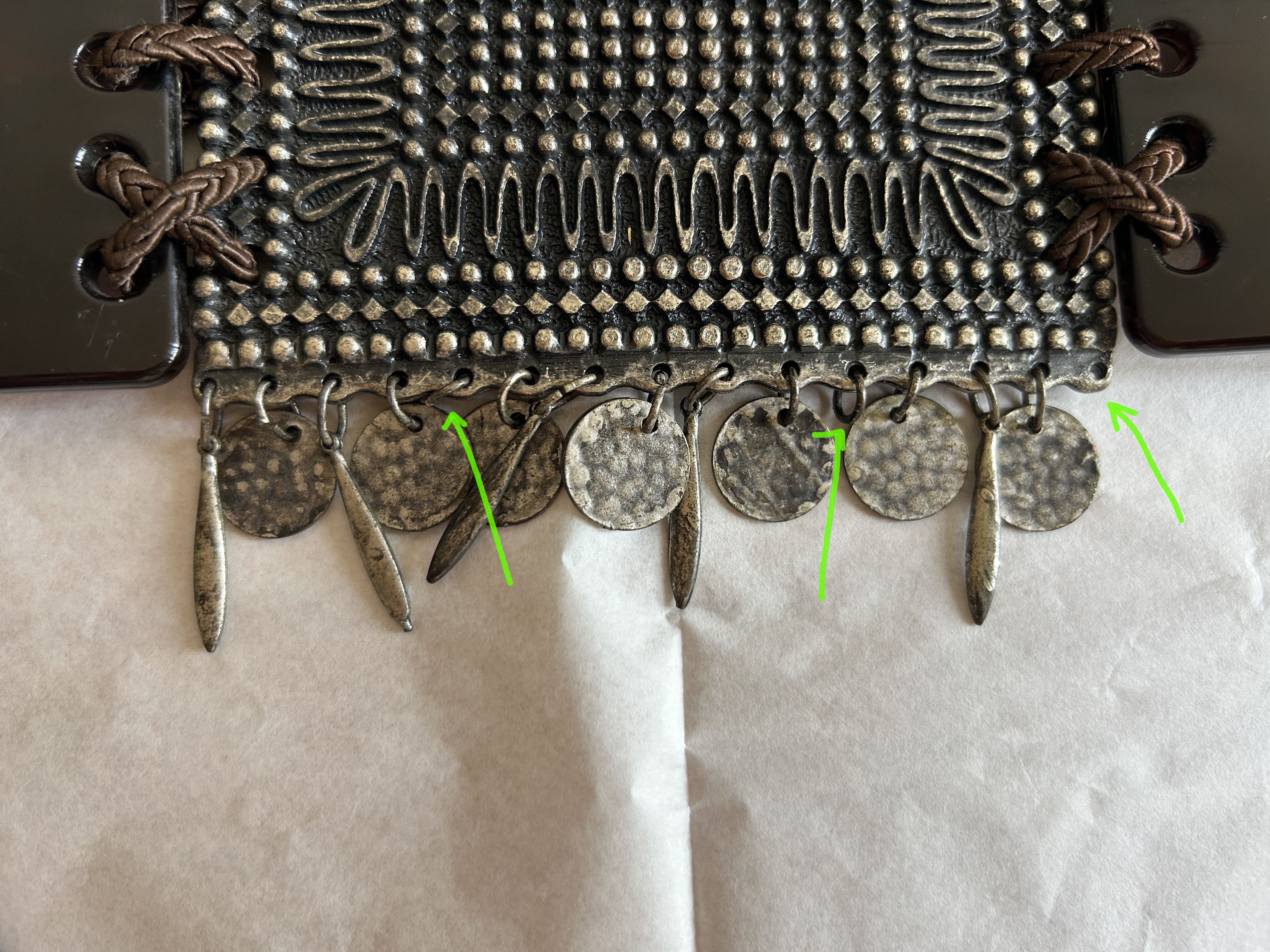 Vintage Vintage Y2K Boho Tribal Tie Belt Size ONE SIZE - 7 Thumbnail